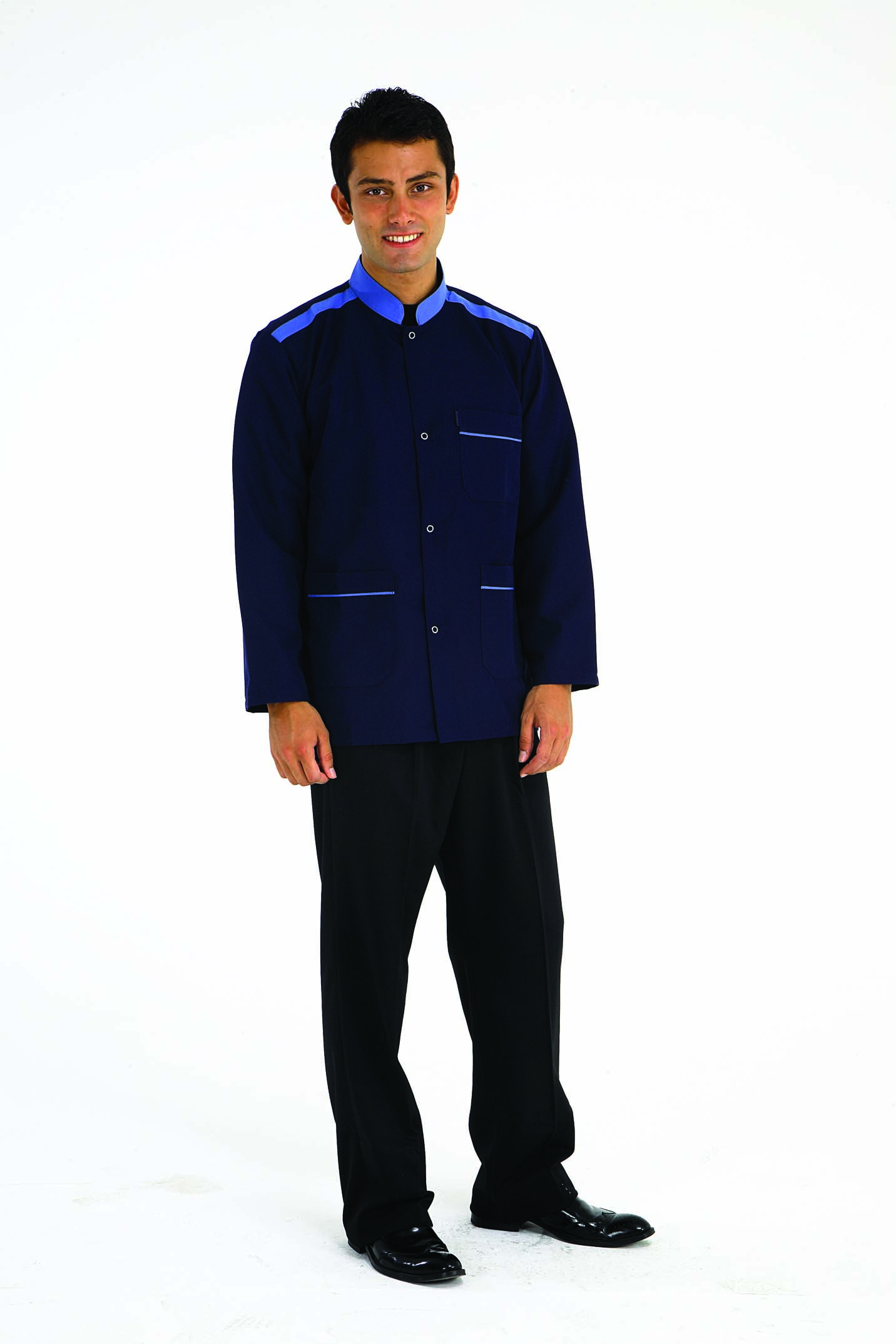 KOMİ CEKETİ LACİVERT UZUN KOL VE KISA KOL ÜRETİLMEKTEDİR