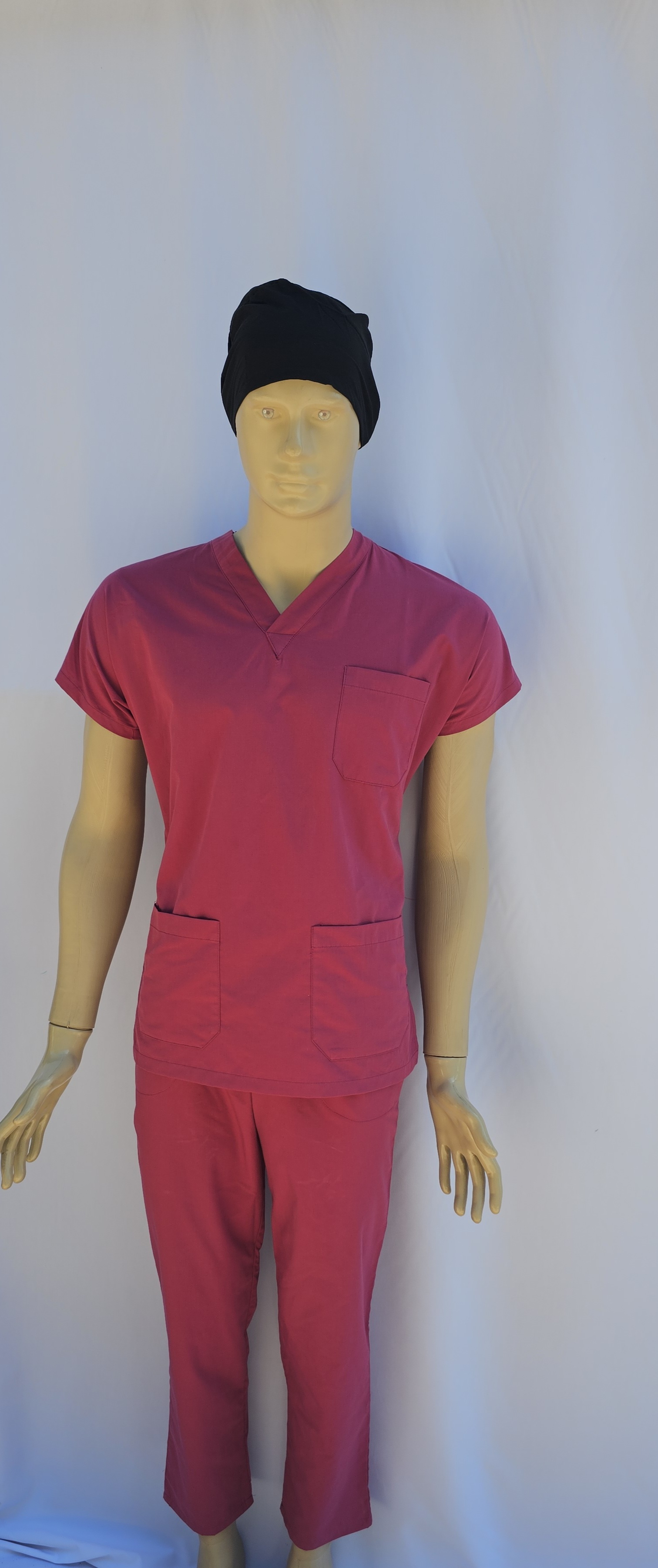 UNİSEX V YAKA YARASA KOL FUŞYA  TERİCON TAKIM ERKEK