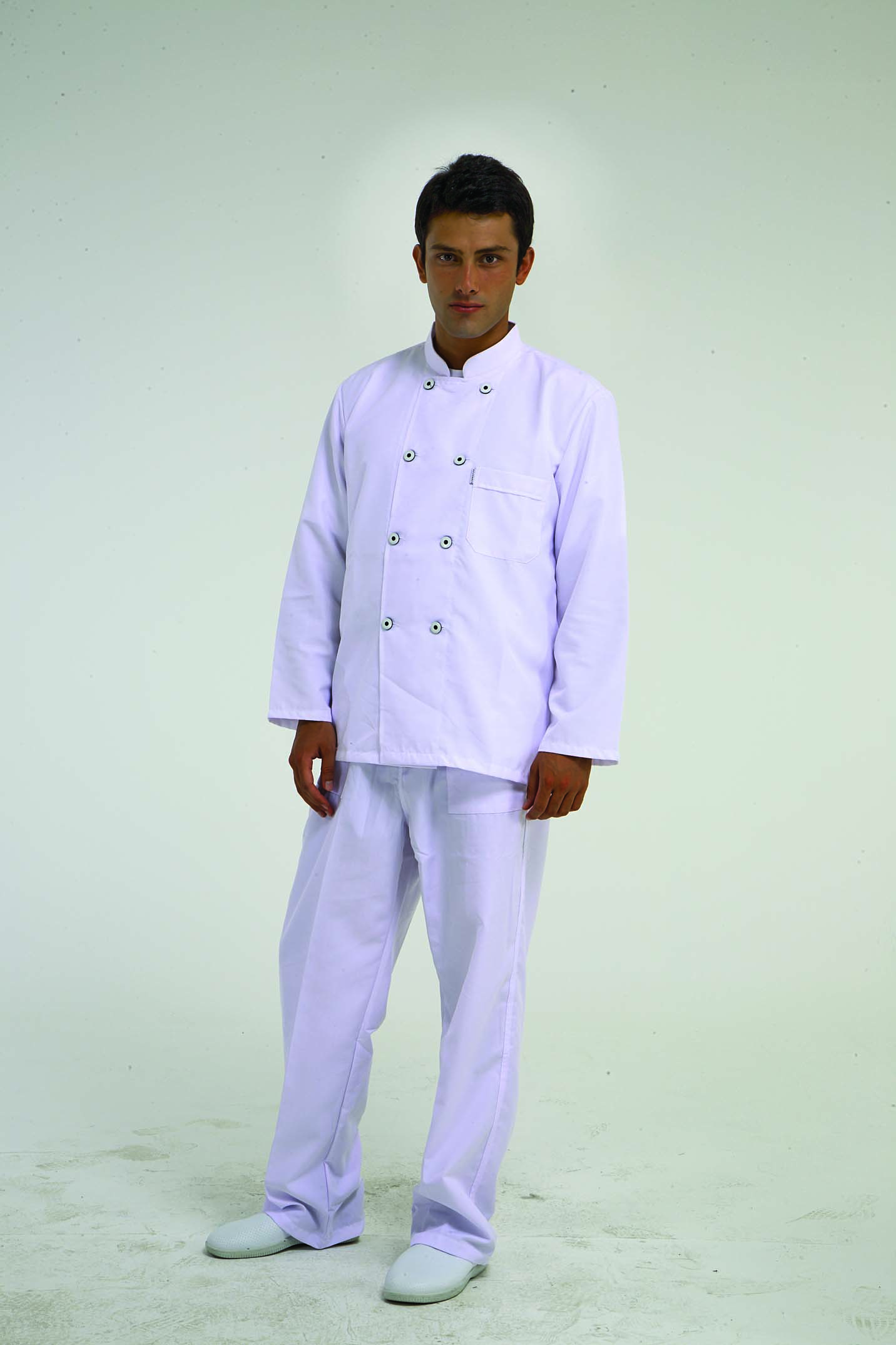 8 DÜĞME AŞÇI CEKETİ BEYAZ ÜRÜNLERİMİZ KISA KOL VE UZUN KOL ÜRETİLMEKTEDİR