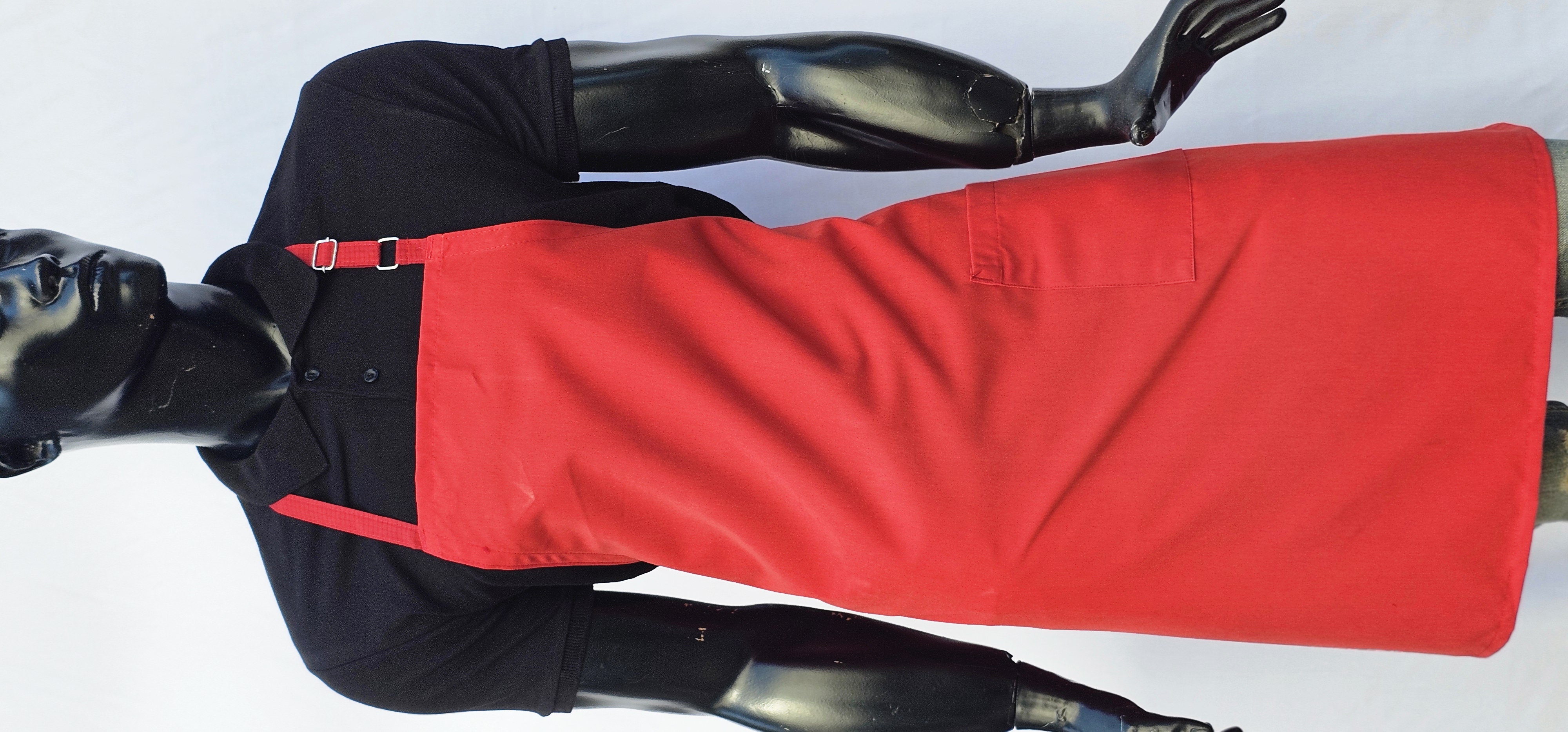 POLİYVİSKON ALPAKA ASKILI ÖNLÜK TOKALI KIRMIZI