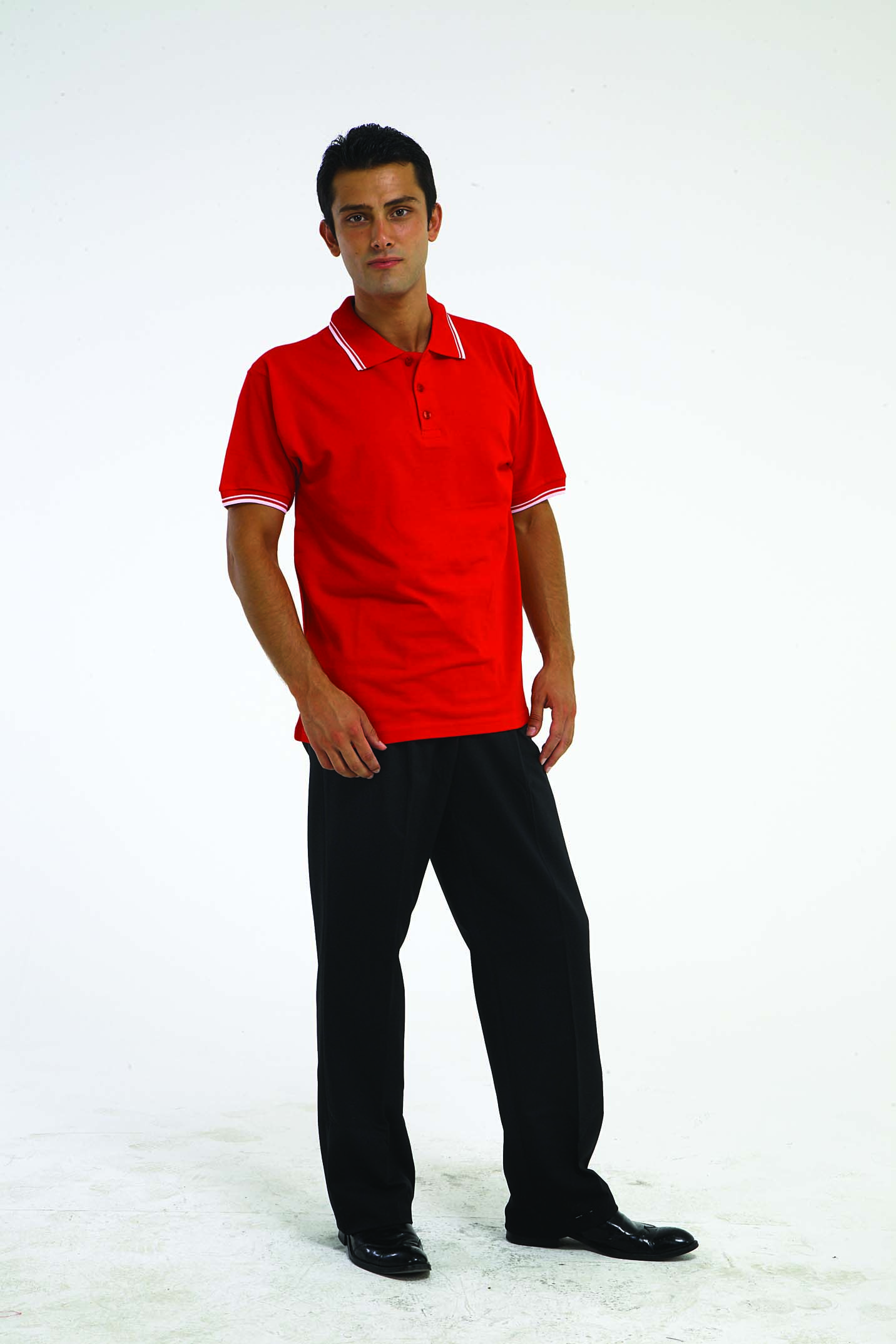 OPENET POLO YAKA KIRMIZI BEYZÇİZGİLİ SERİ SONU (NOT BEDENLER KIRIKTIR)