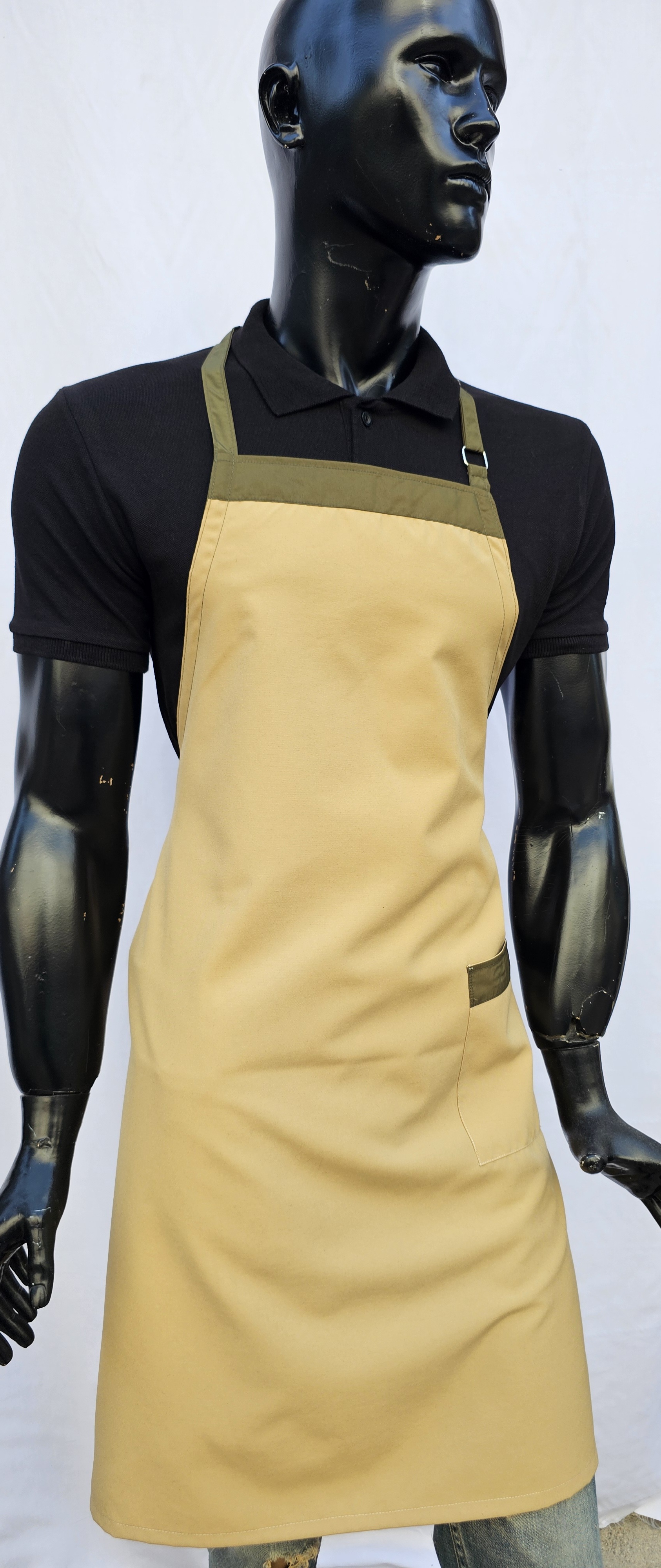 POLİYVİSKON ALPAKA ASKILI ÖNLÜK TOKALI BEJ HAKİ YEŞİL GARNİLİ