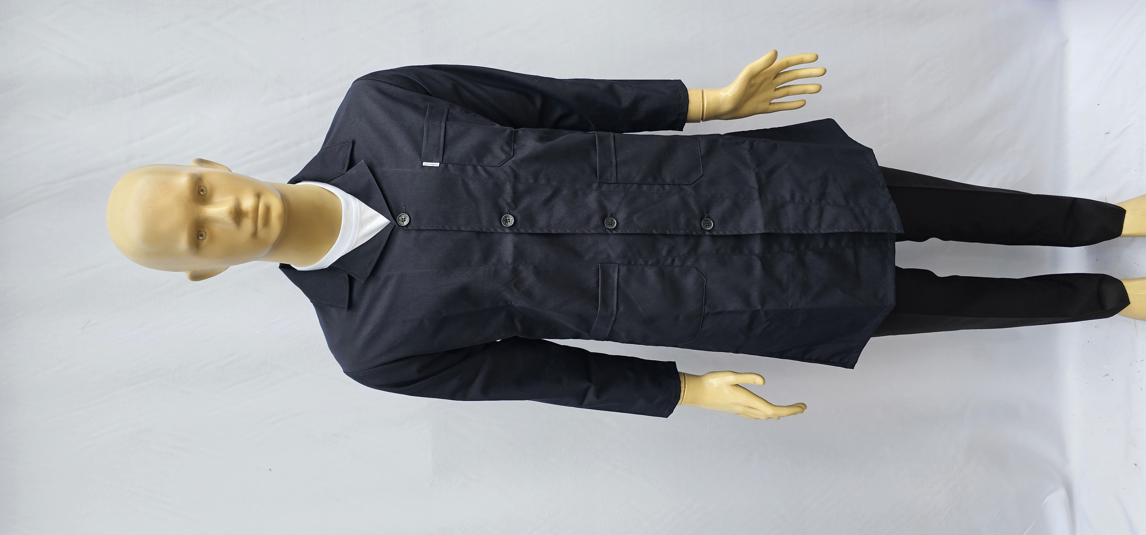 POLİYVİSKON ALPAKA ERKEK UZUN ÖNLÜK LACİVERT