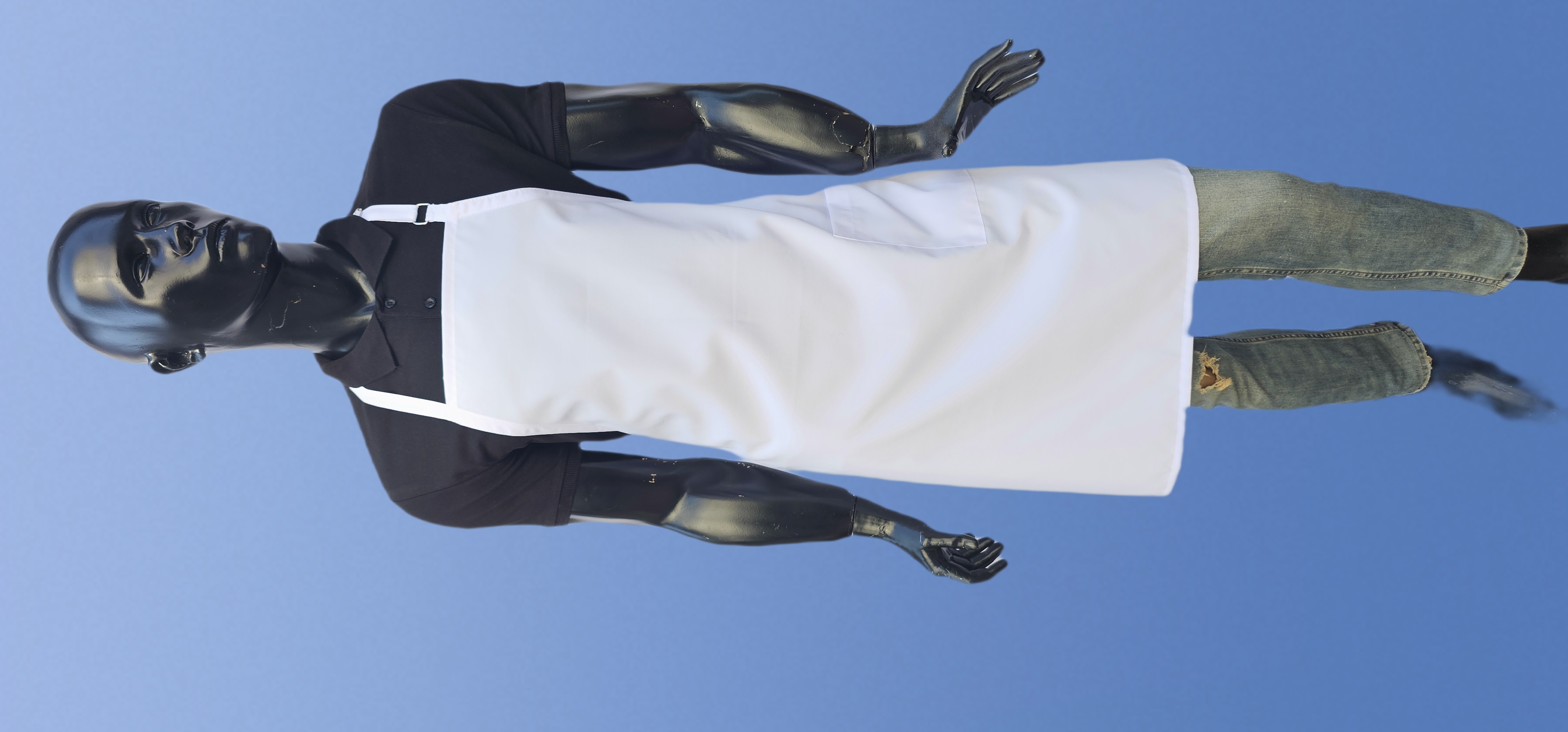 POLİYVİSKON ALPAKA ASKILI ÖNLÜK TOKALI BEYAZ