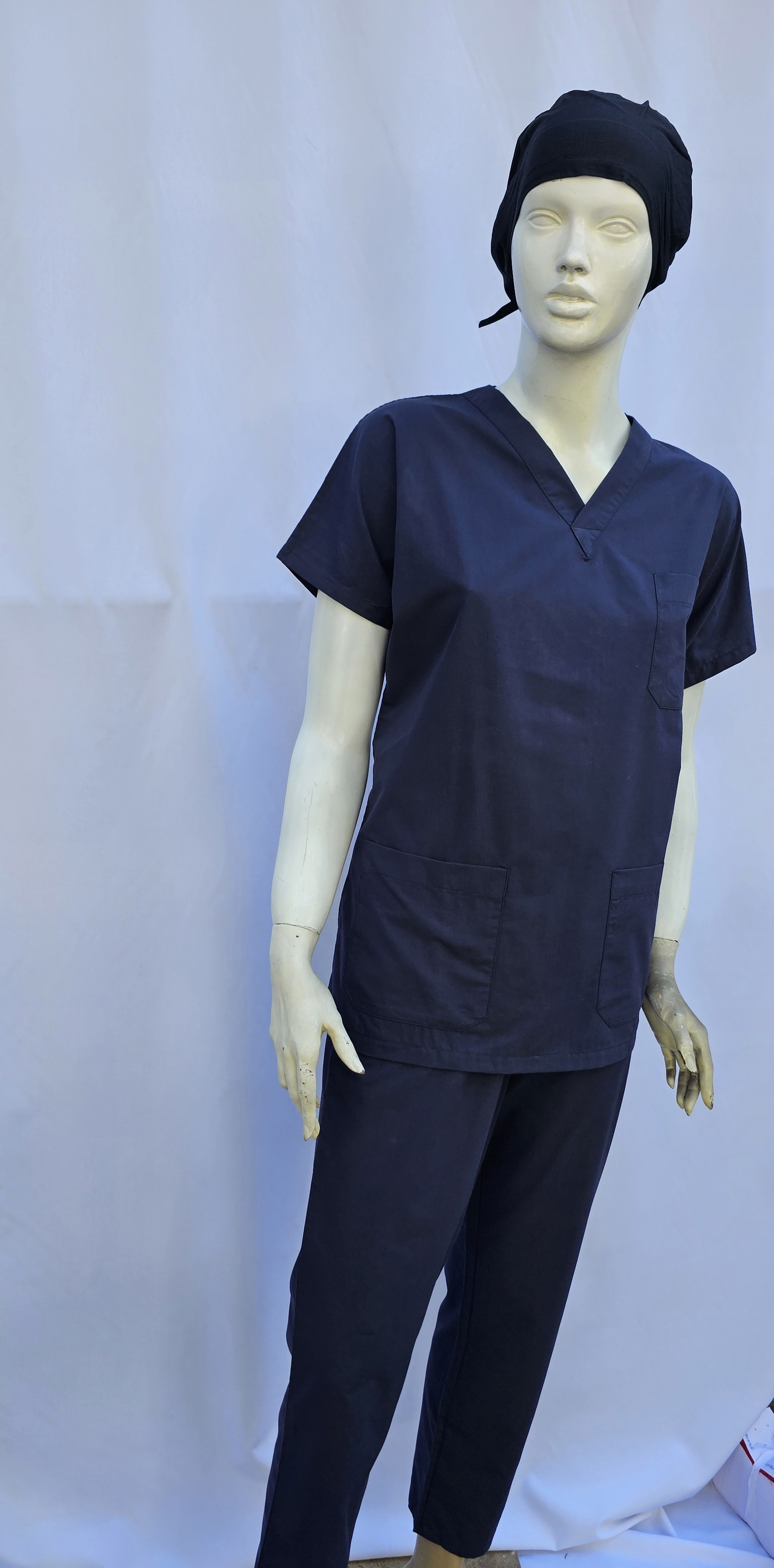 UNİSEX V YAKA YARASA KOL LACİVERT TERİCON TAKIM ERKEK