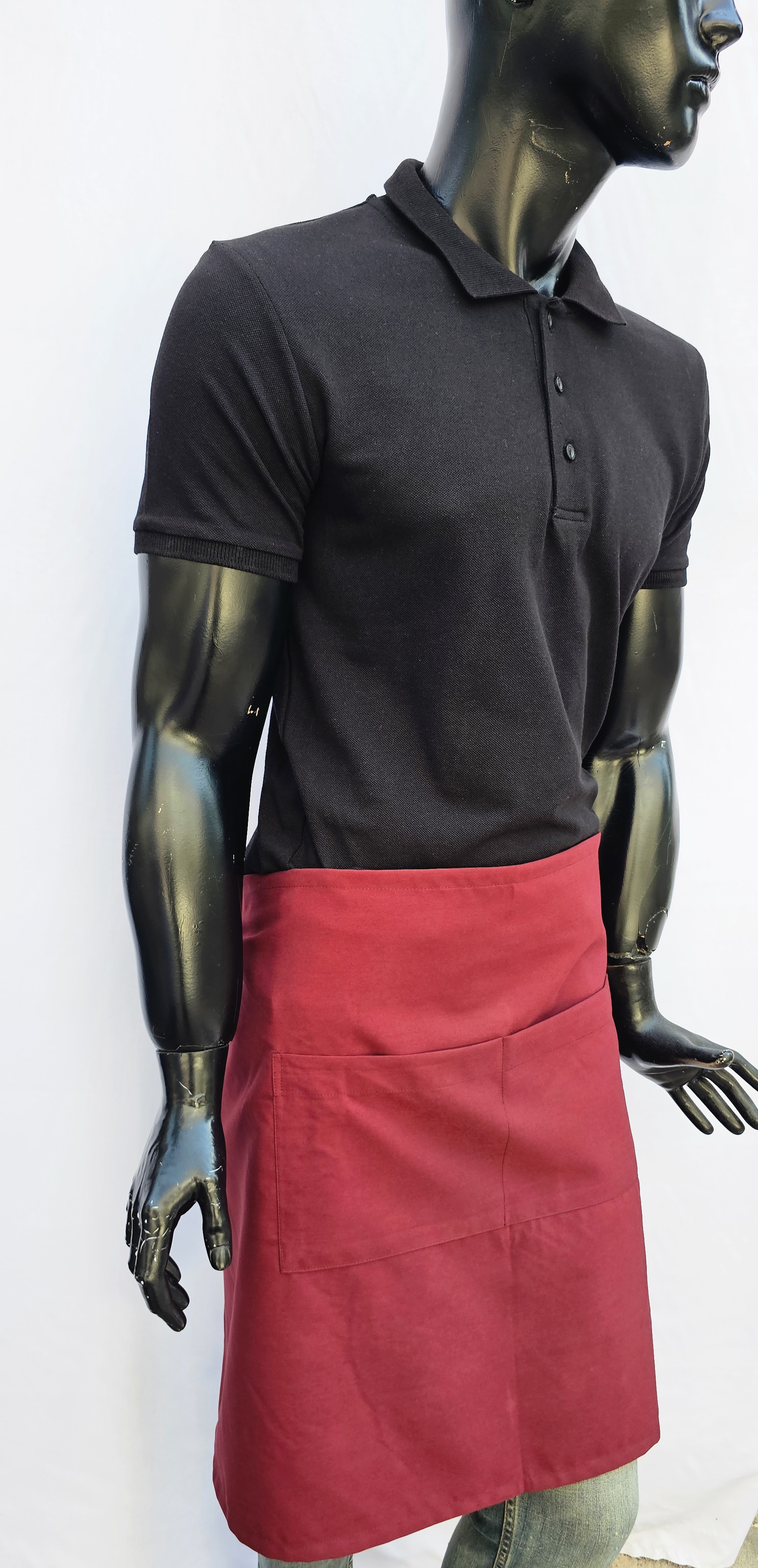 POLİYVİSKON ALPAKA BORDO YARIM ÖNLÜK