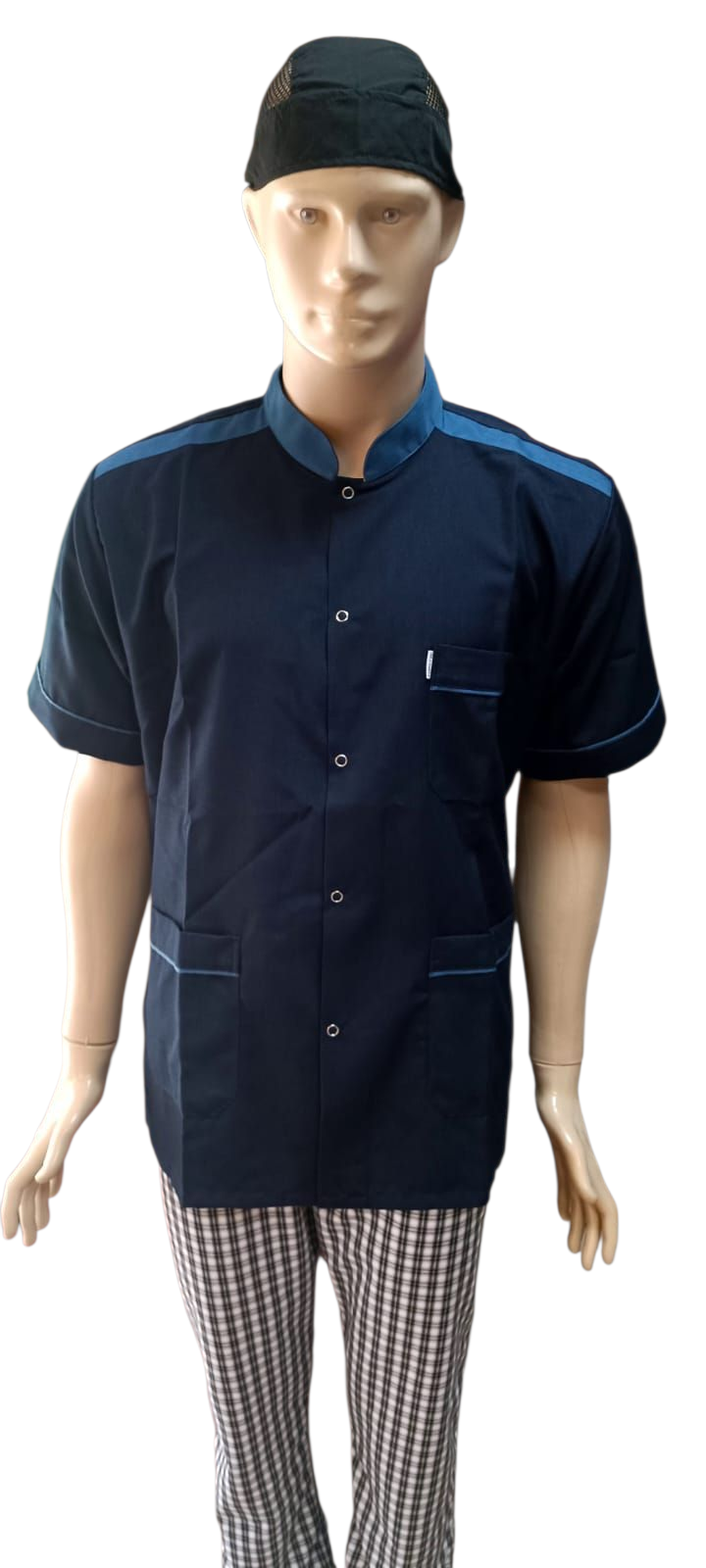 KOMİ CEKETİ LACİVERT UZUN KOL VE KISA KOL ÜRETİLMEKTEDİR