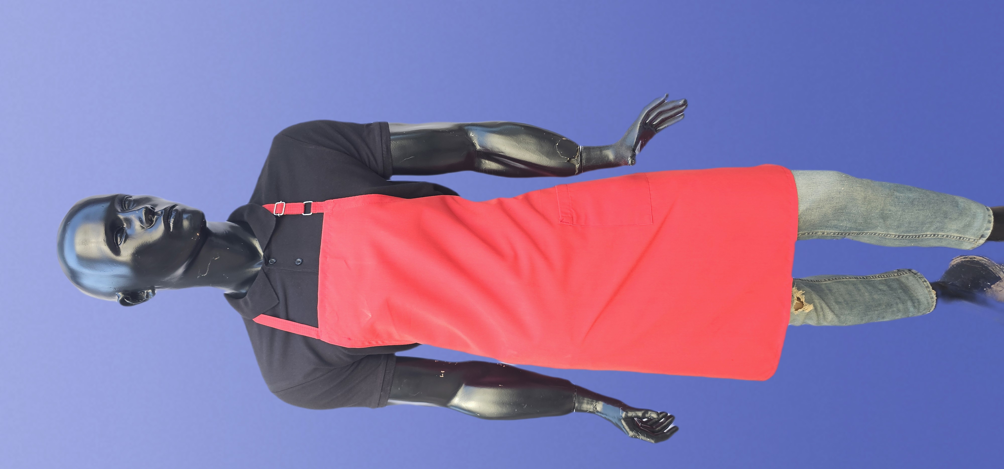 POLİYVİSKON ALPAKA ASKILI ÖNLÜK TOKALI KIRMIZI