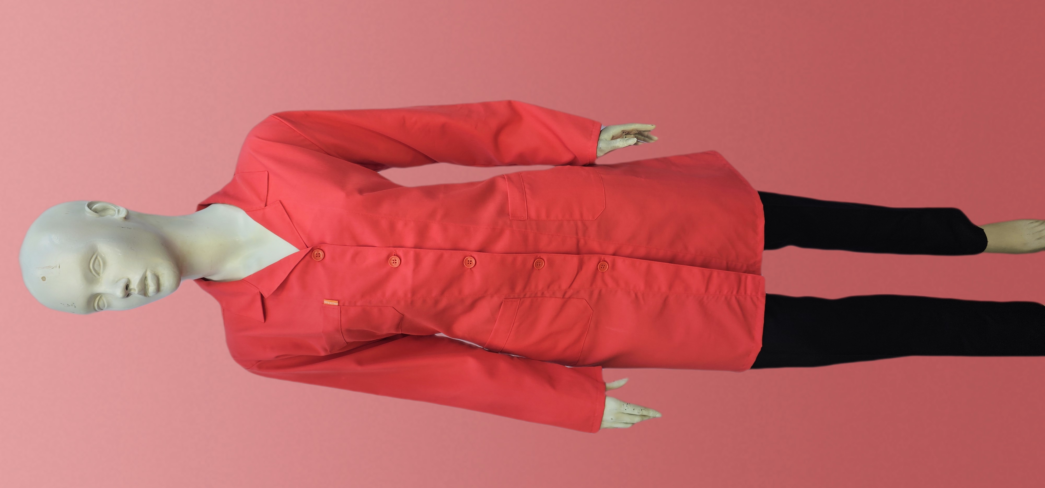 POLİYVİSKON ALPAKA UZUN ÖNLÜK BAYAN KIRMIZI