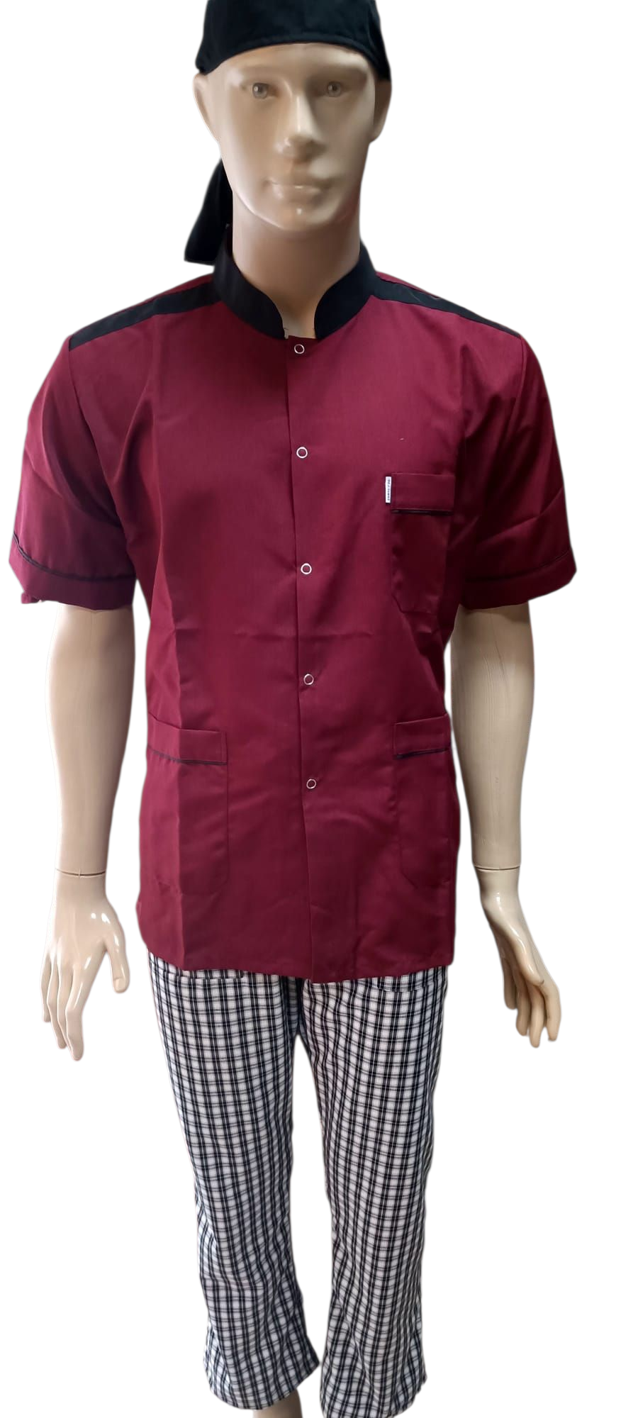 KOMİ CEKETİ BORDO KISA KOL VE UZUN KOL ÜRETİLMEKTEDİR