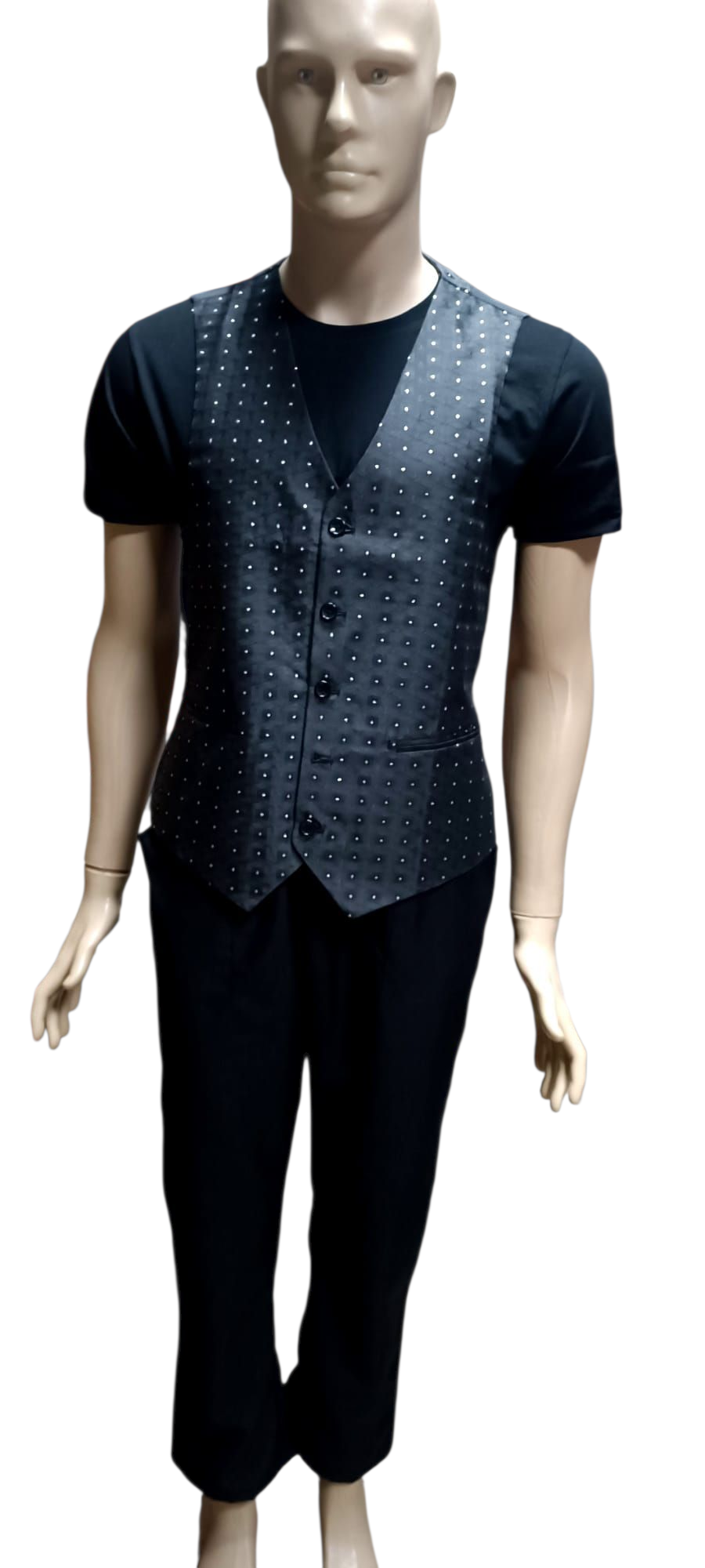 GARSON YELEGİ SİMLİ SİYAH