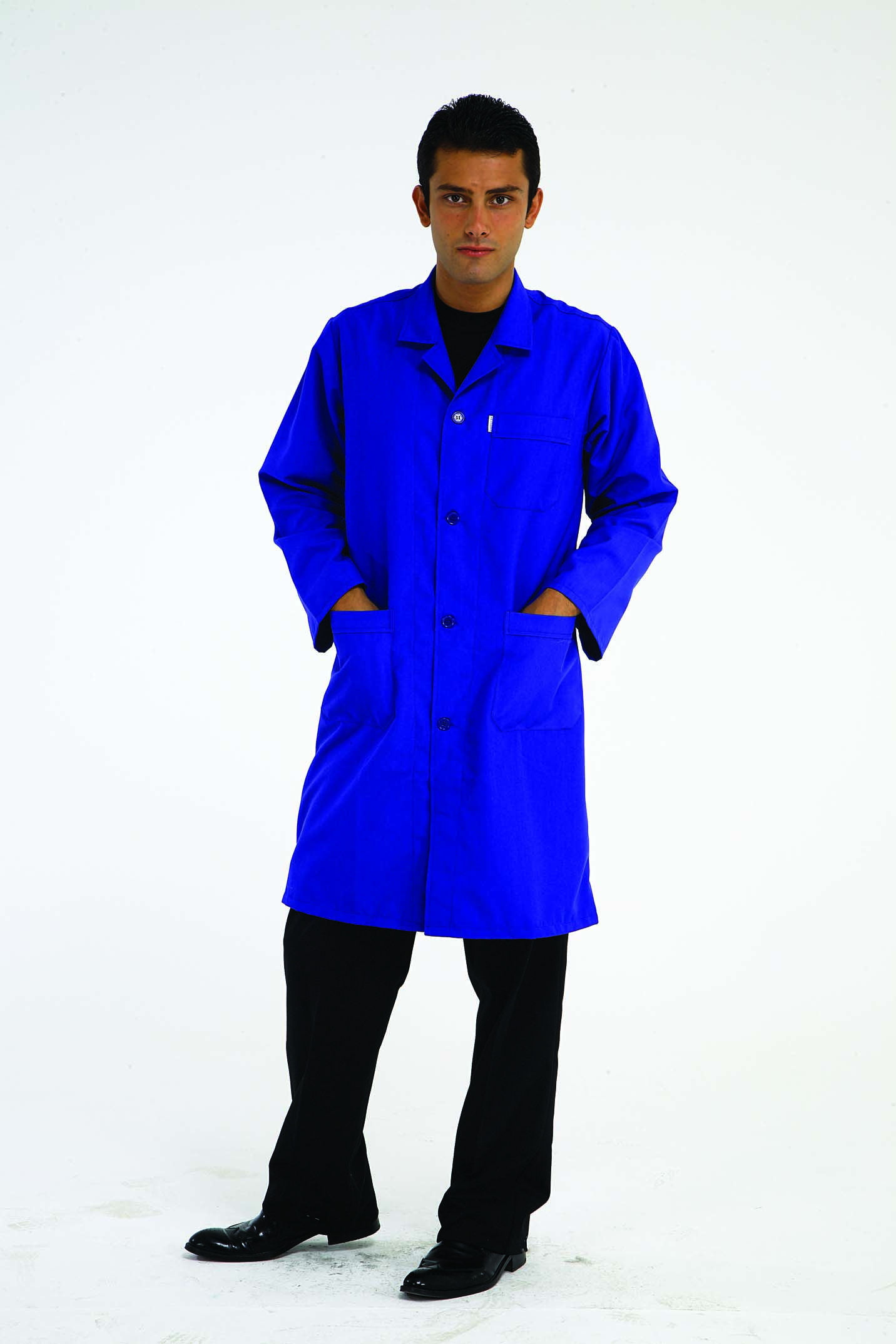 ERKEK UZUN ÖNLÜK SAKS MAVİ