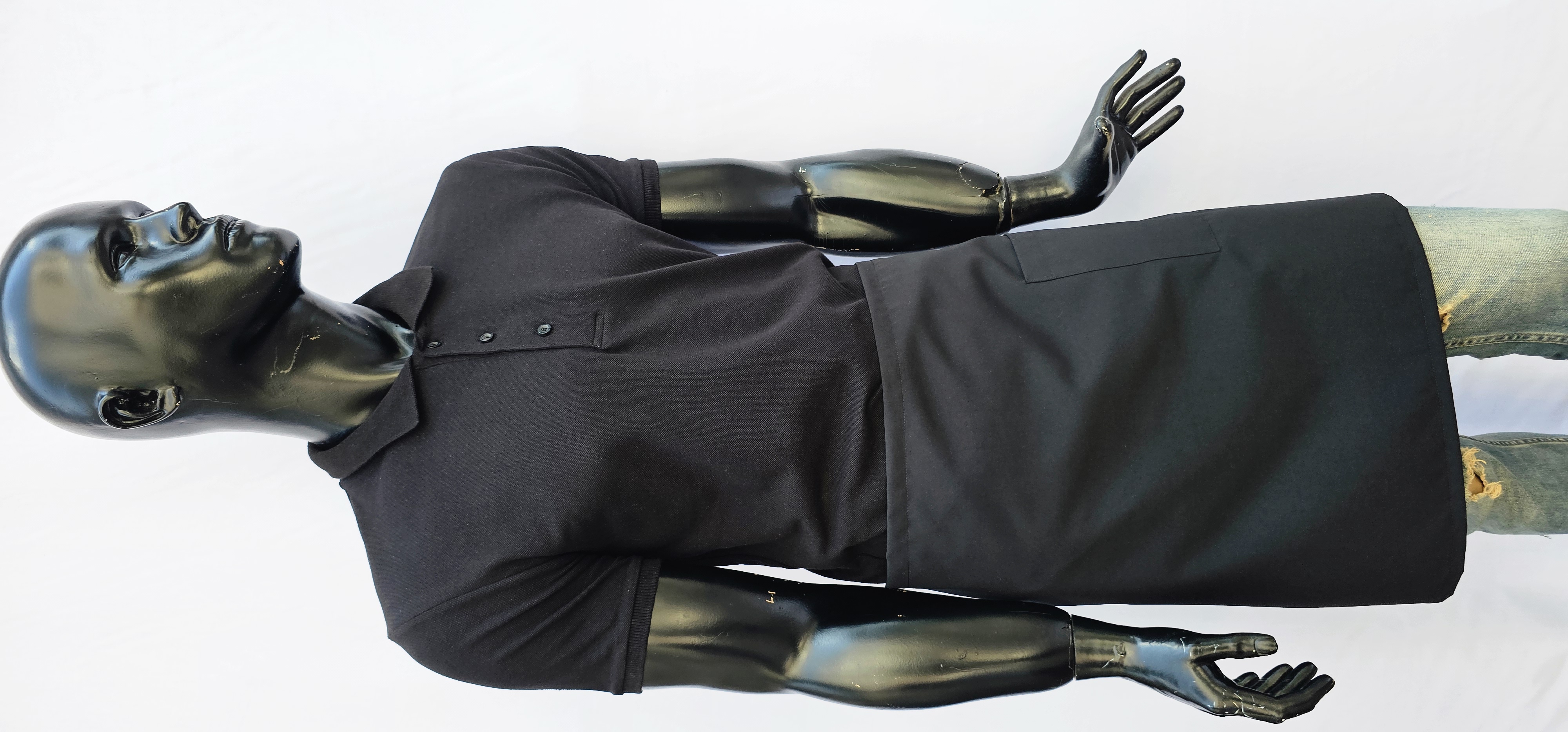 POLİYVİSKON ALPAKA YARIM ÖNLÜK SİYAH