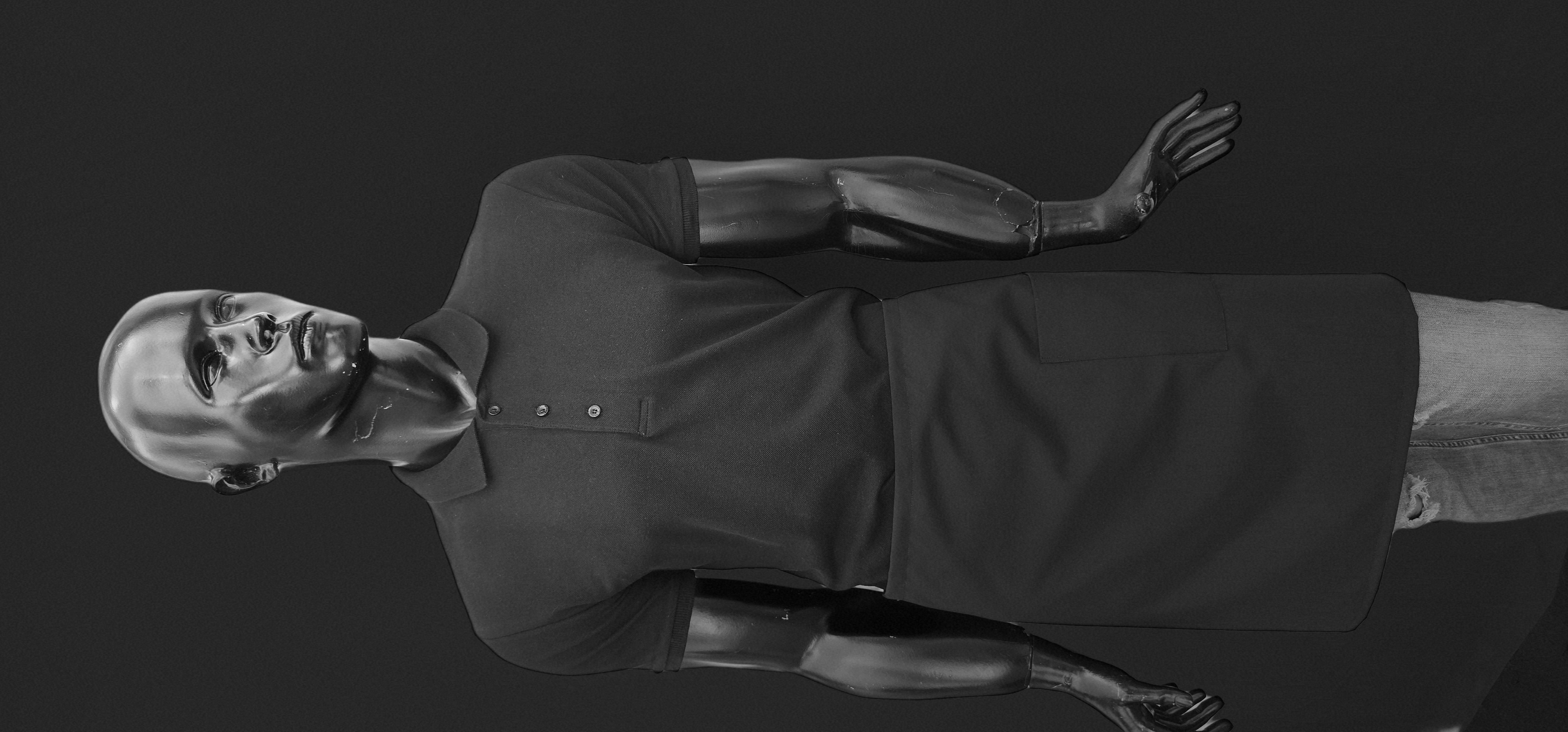 POLİYVİSKON ALPAKA YARIM ÖNLÜK SİYAH