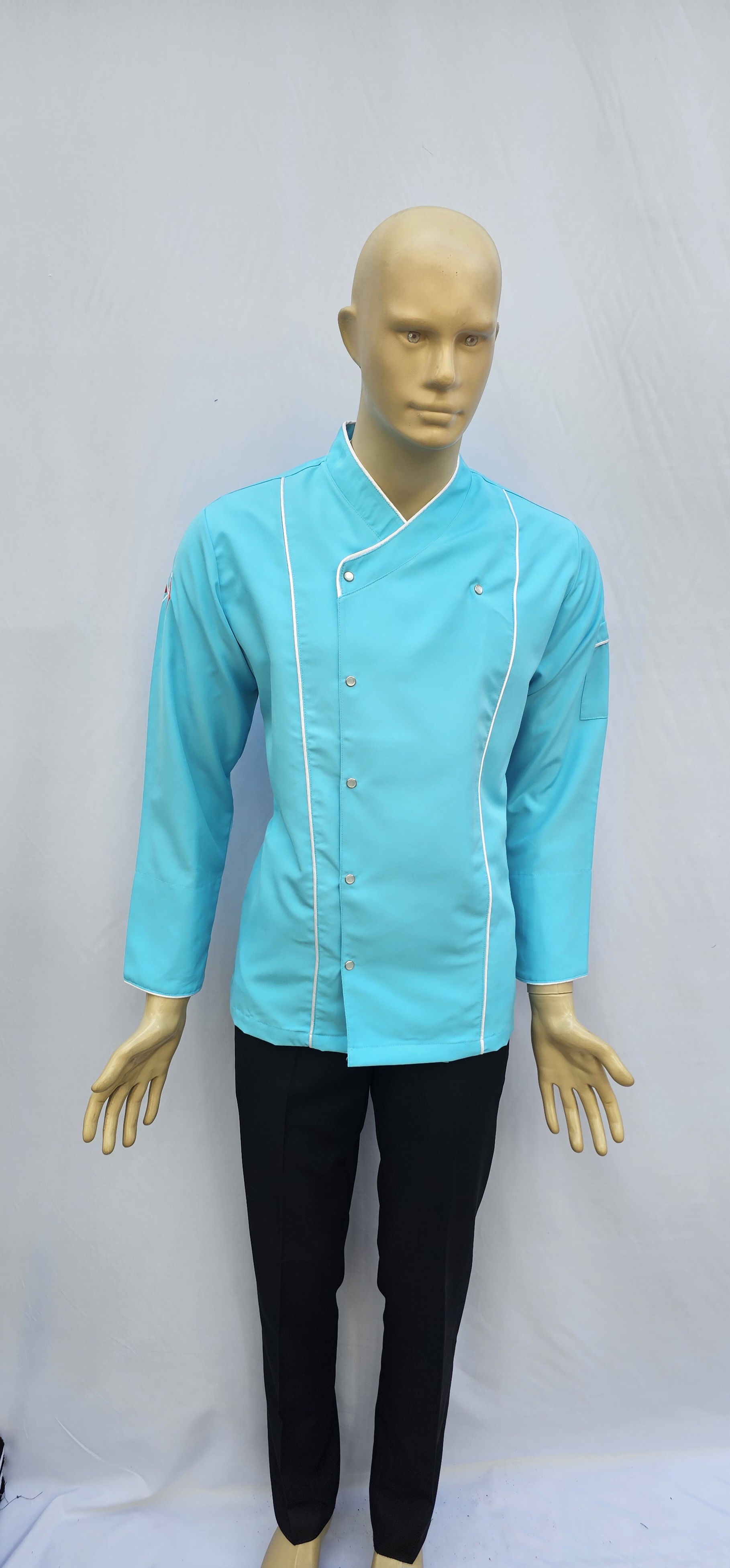 POLİYVİSKON ALPAKA KURUVAZE AŞÇI CEKETİ TURKAAZ