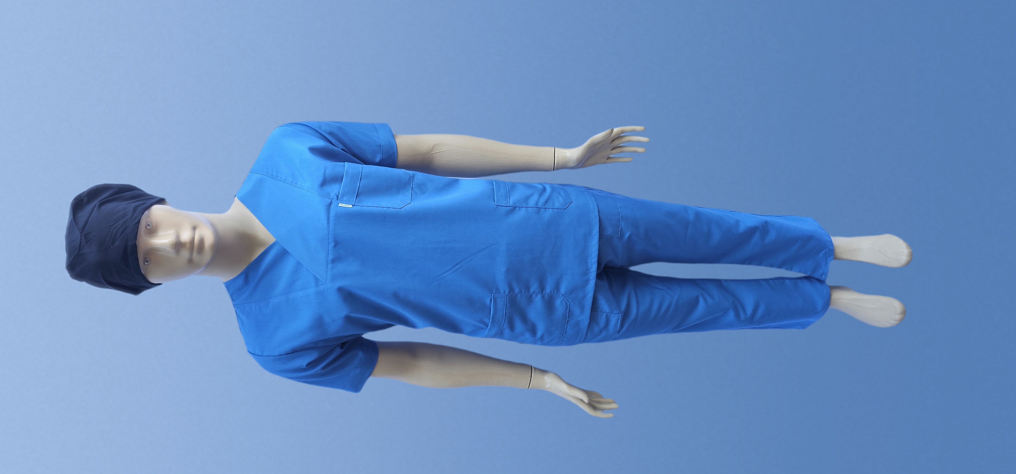 ZARF YAKA TAKIM İNDİGO MAVİ