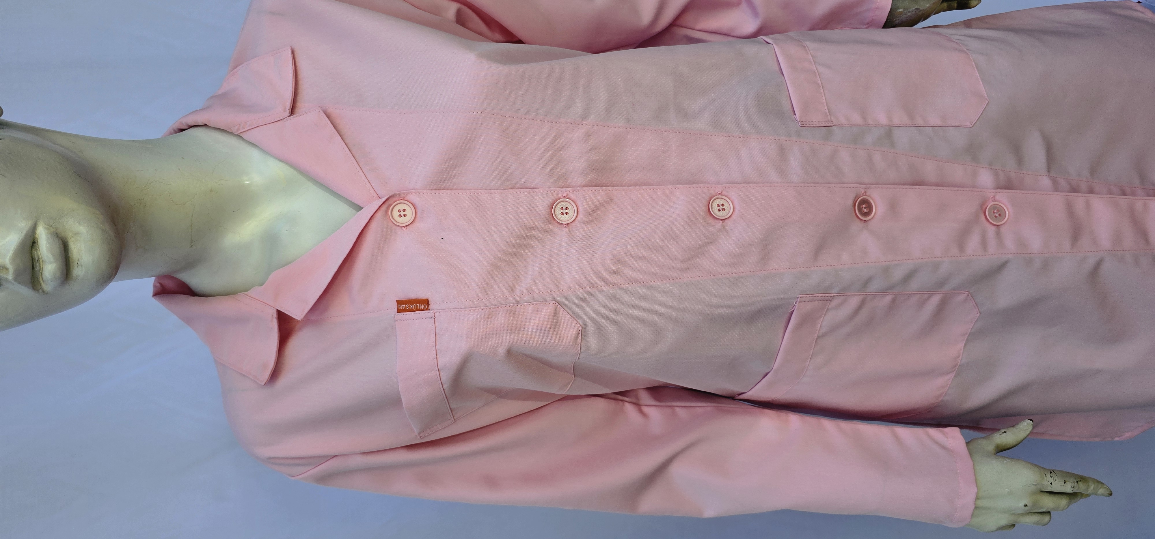 POLİYVİSKON ALPAKA BAYAN UZUN ÖNLÜK PEMBE