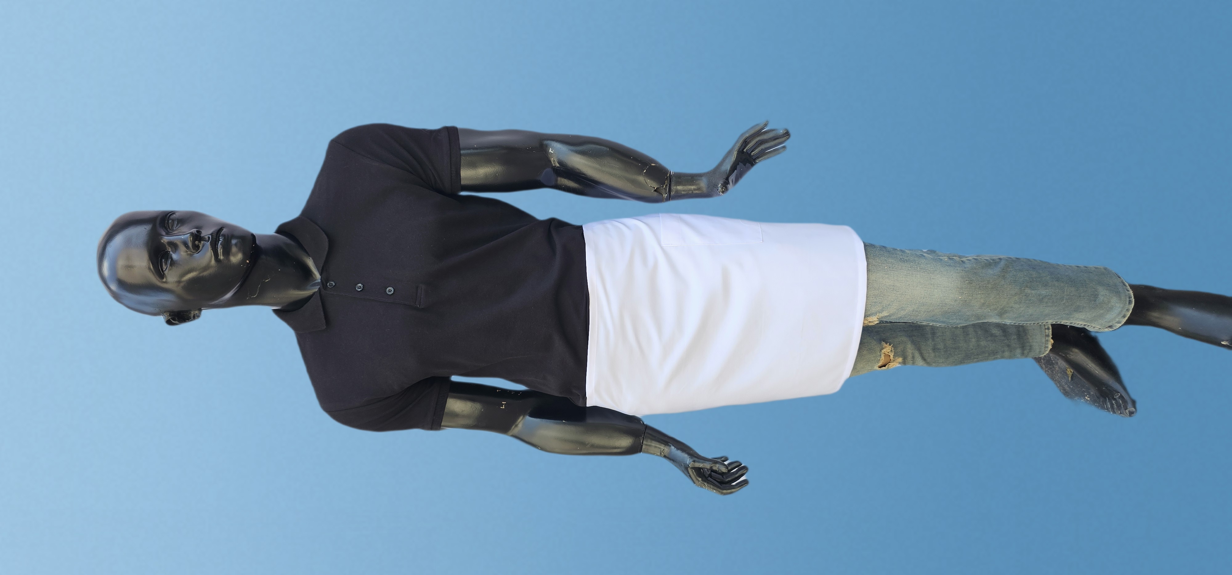 POLİYVİSKON ALPAKA YARIM ÖNLÜK SİYAH