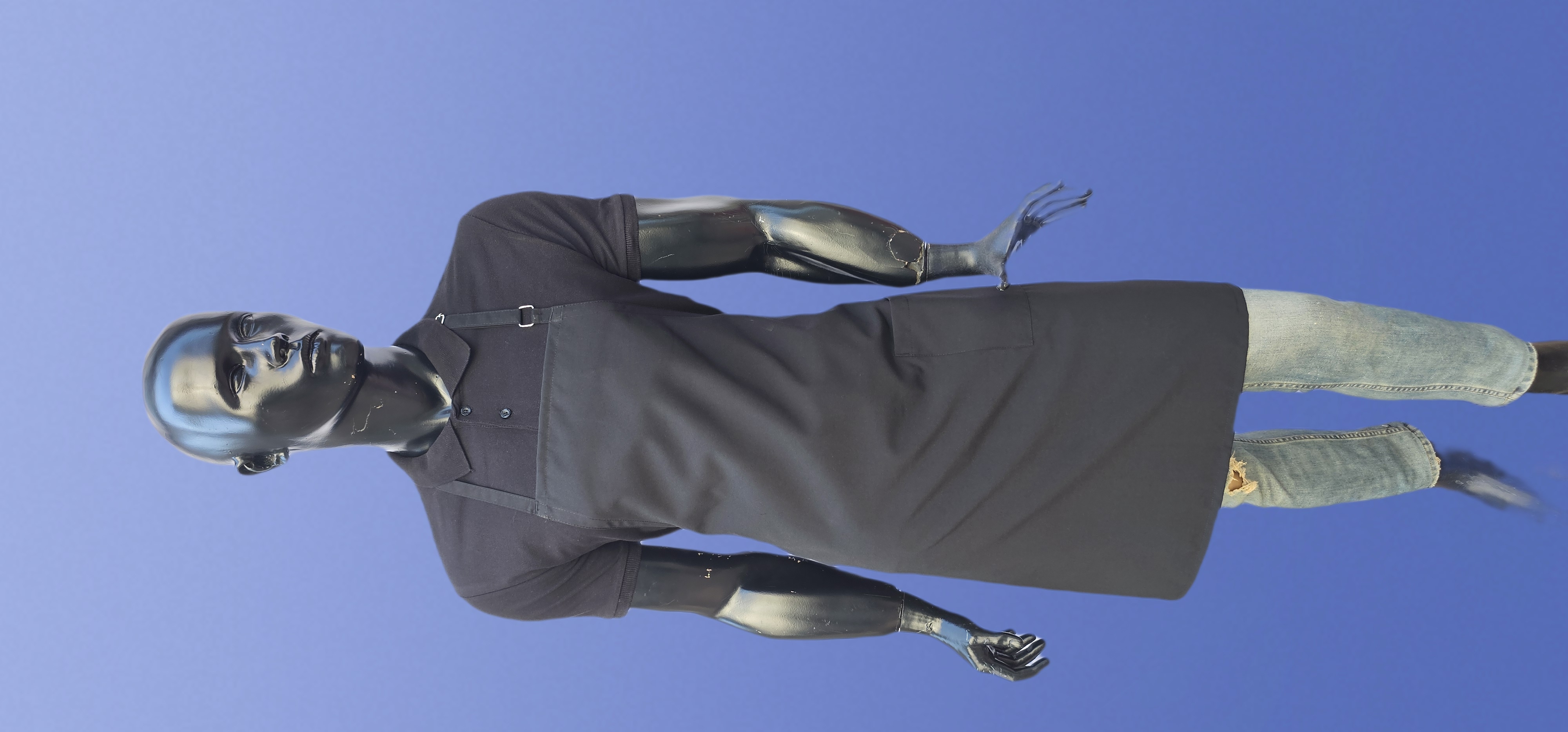 POLİYVİSKON ALPAKA ASKILI ÖNLÜK TOKALI SİYAH