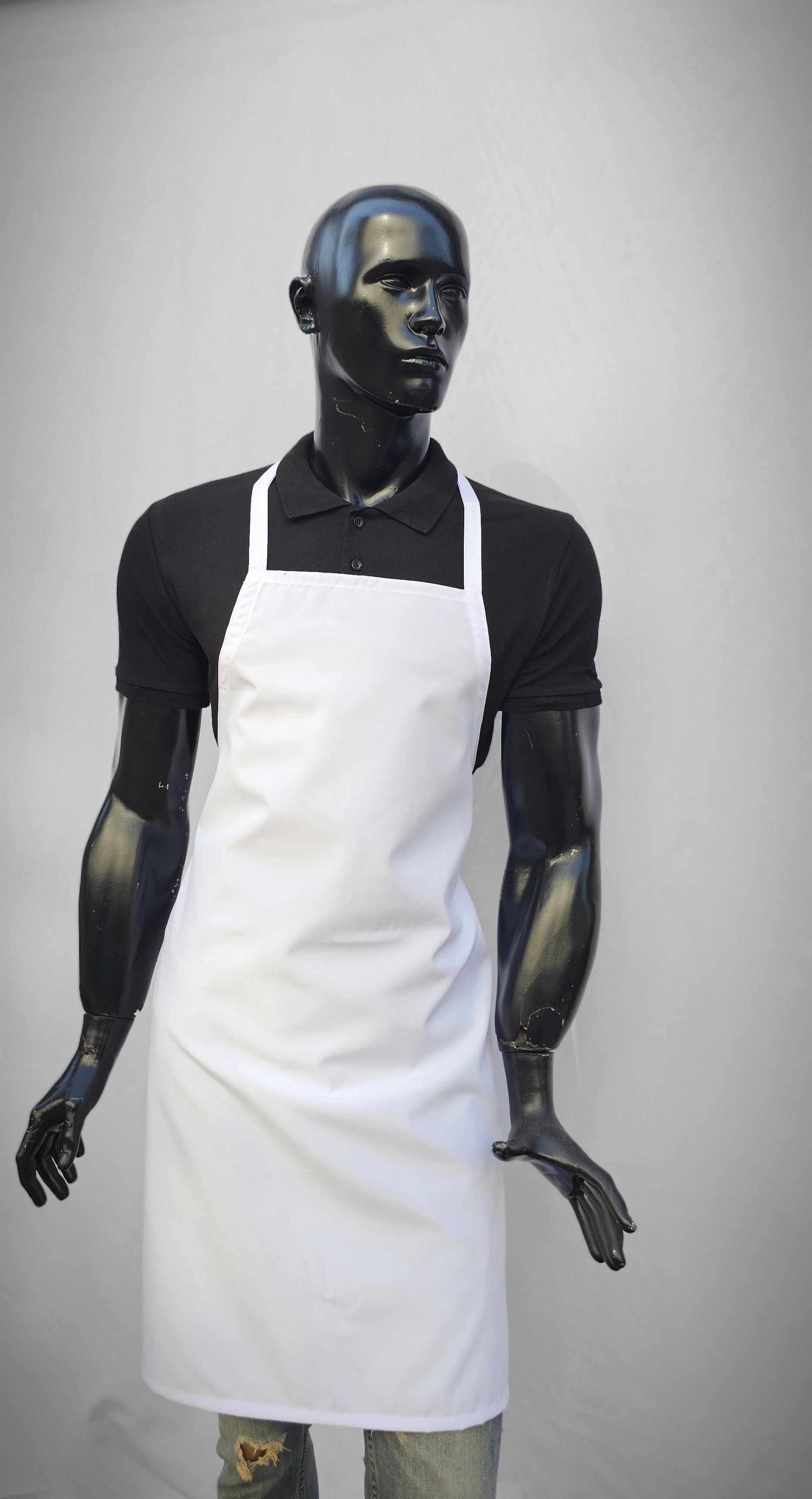 POLİYVİSKON ALPAKA ASKILI ÖNLÜK BEYAZ