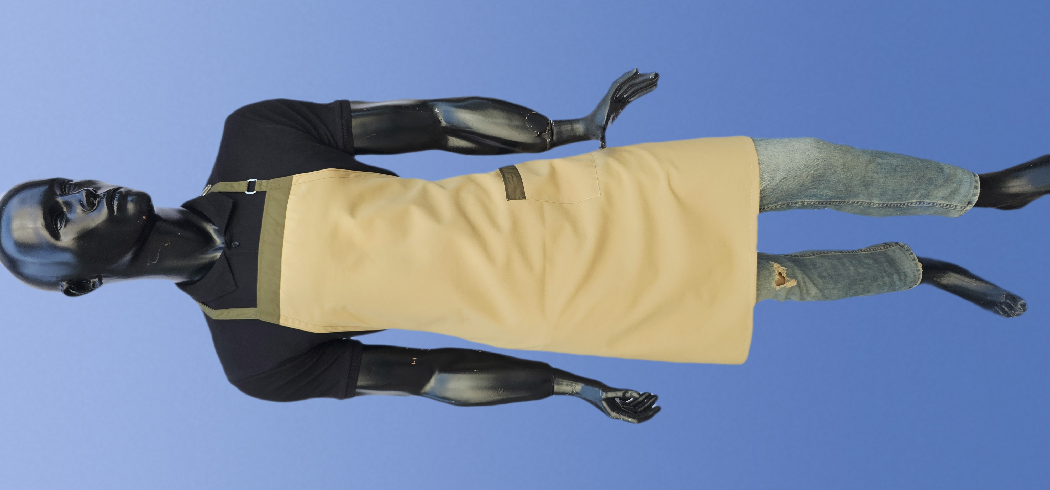 POLİYVİSKON ALPAKA ASKILI ÖNLÜK TOKALI BEJ HAKİ YEŞİL GARNİLİ