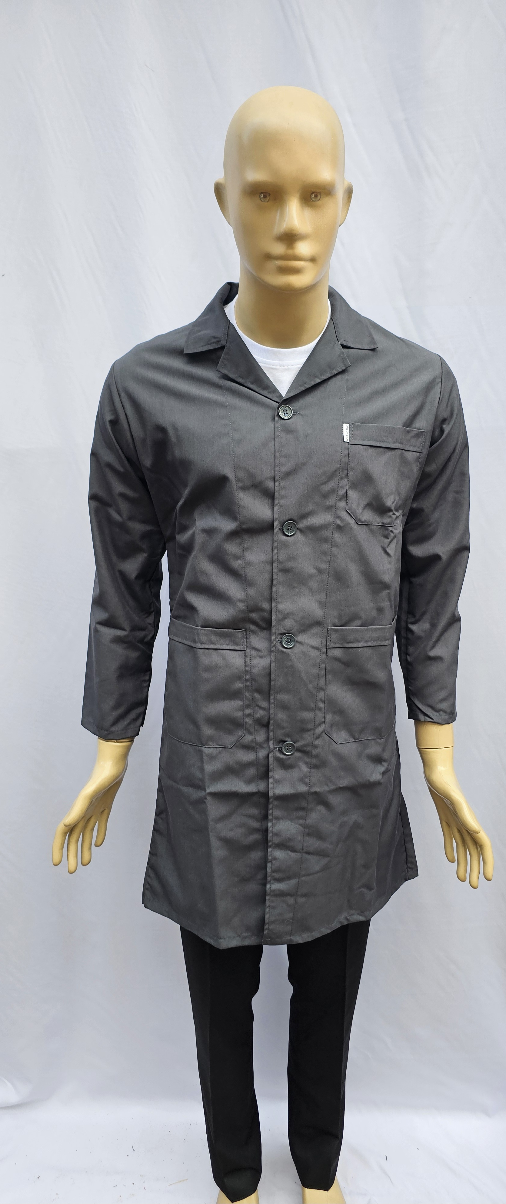 POLİYVİSKON ALPAKA ERKEK  UZUN ÖNLÜK  ANTIRASİT GRİ