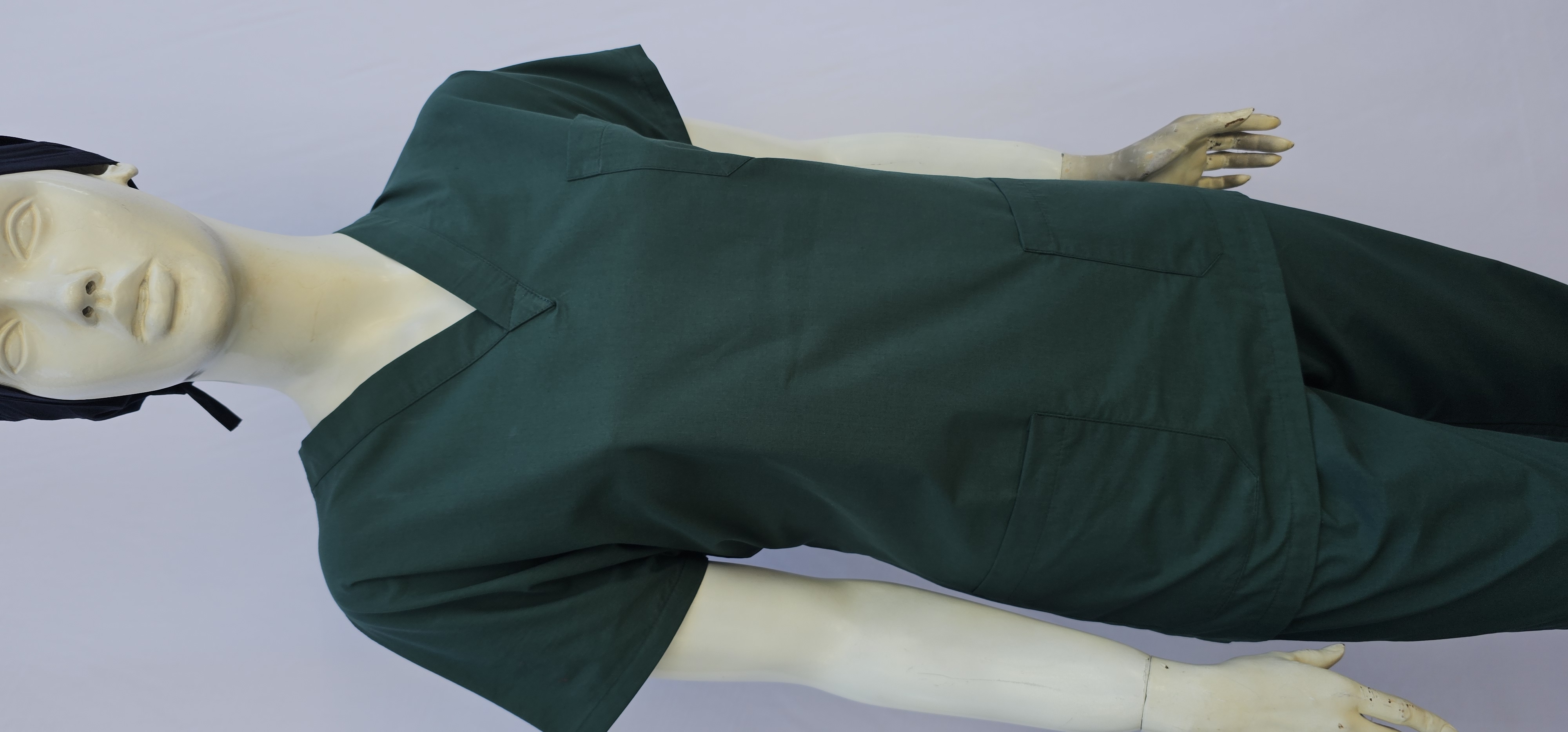 UNİSEX V YAKA YARASA KOL YAŞİL TERİCON TAKIM BAYAN