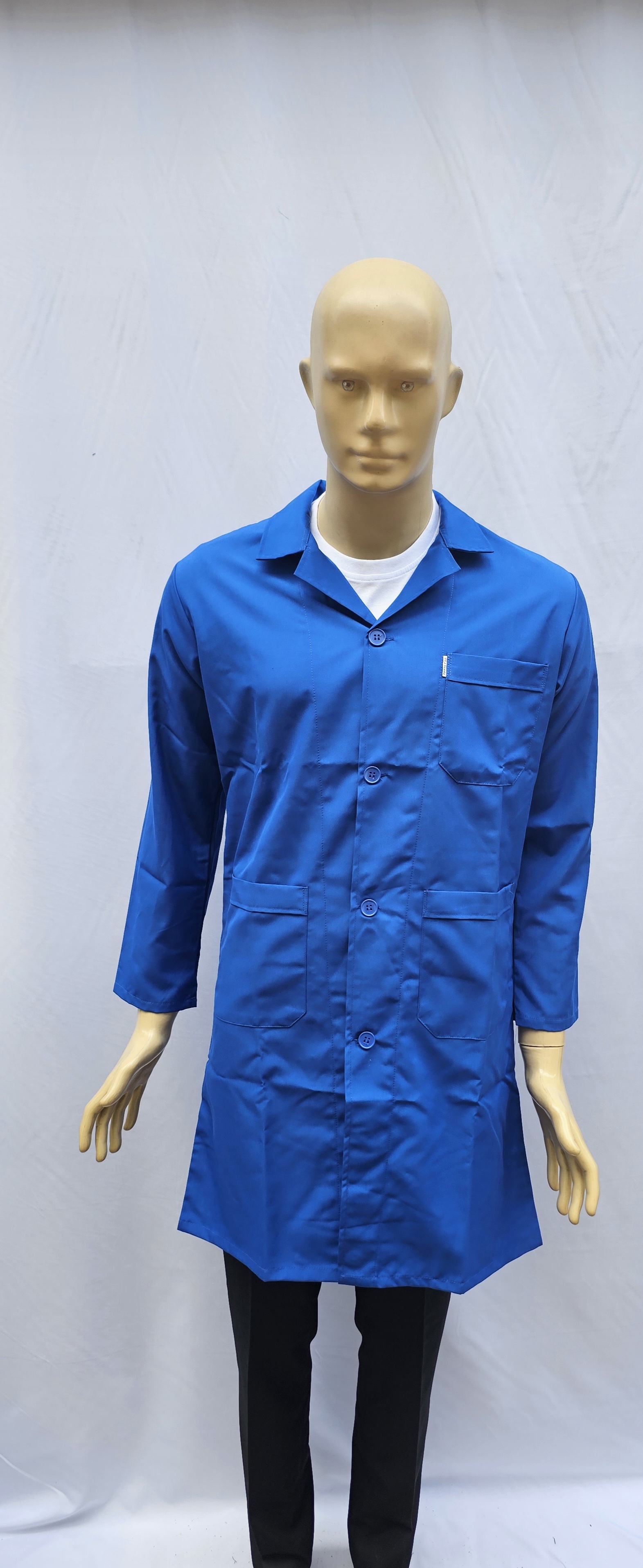 POLİYVİSKON ALPAKA UZUN ERKEK ÖNLÜK SAKS MAVİ