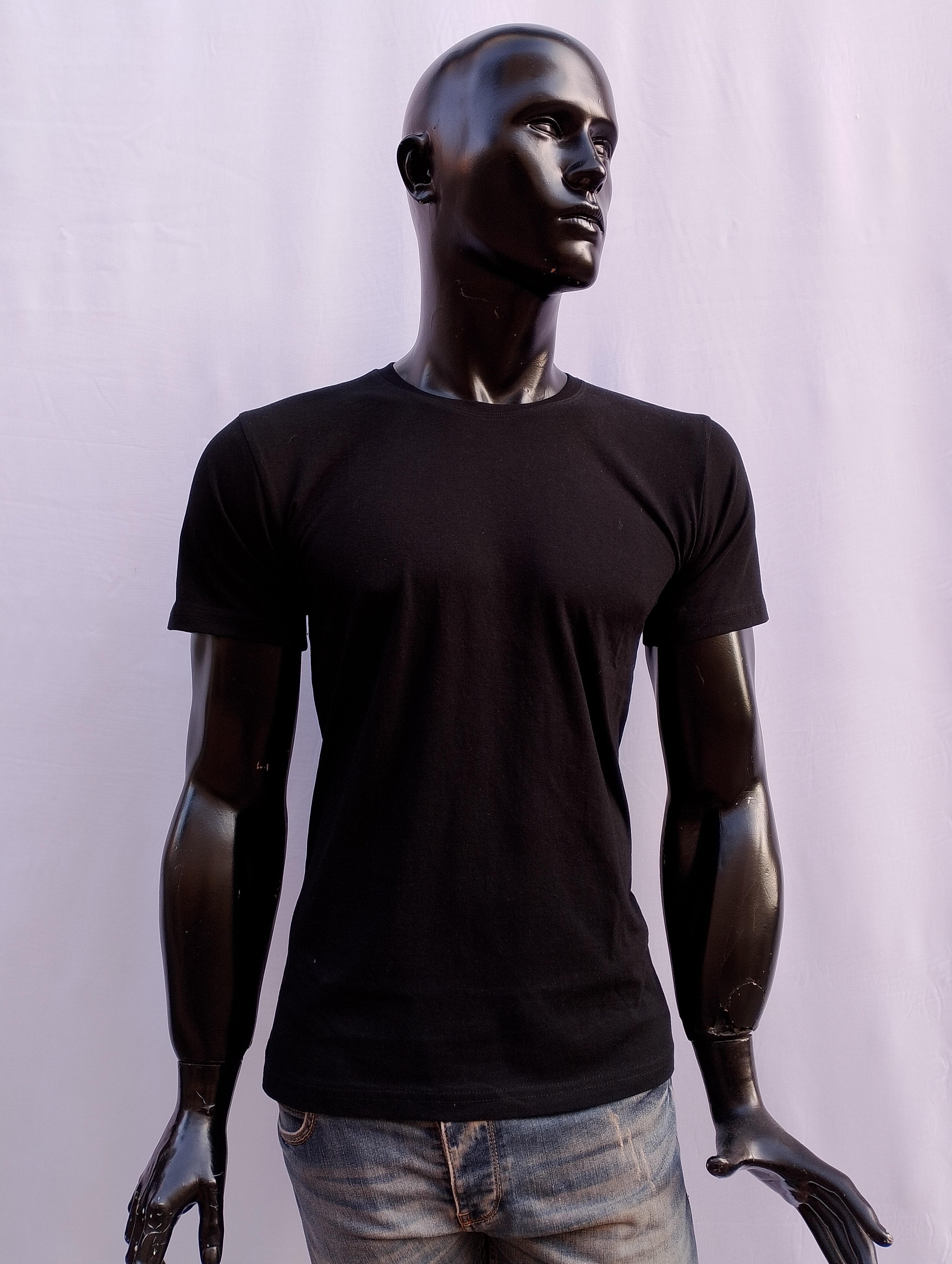 OPENET 0 YAKA TİŞÖRT SİYAH