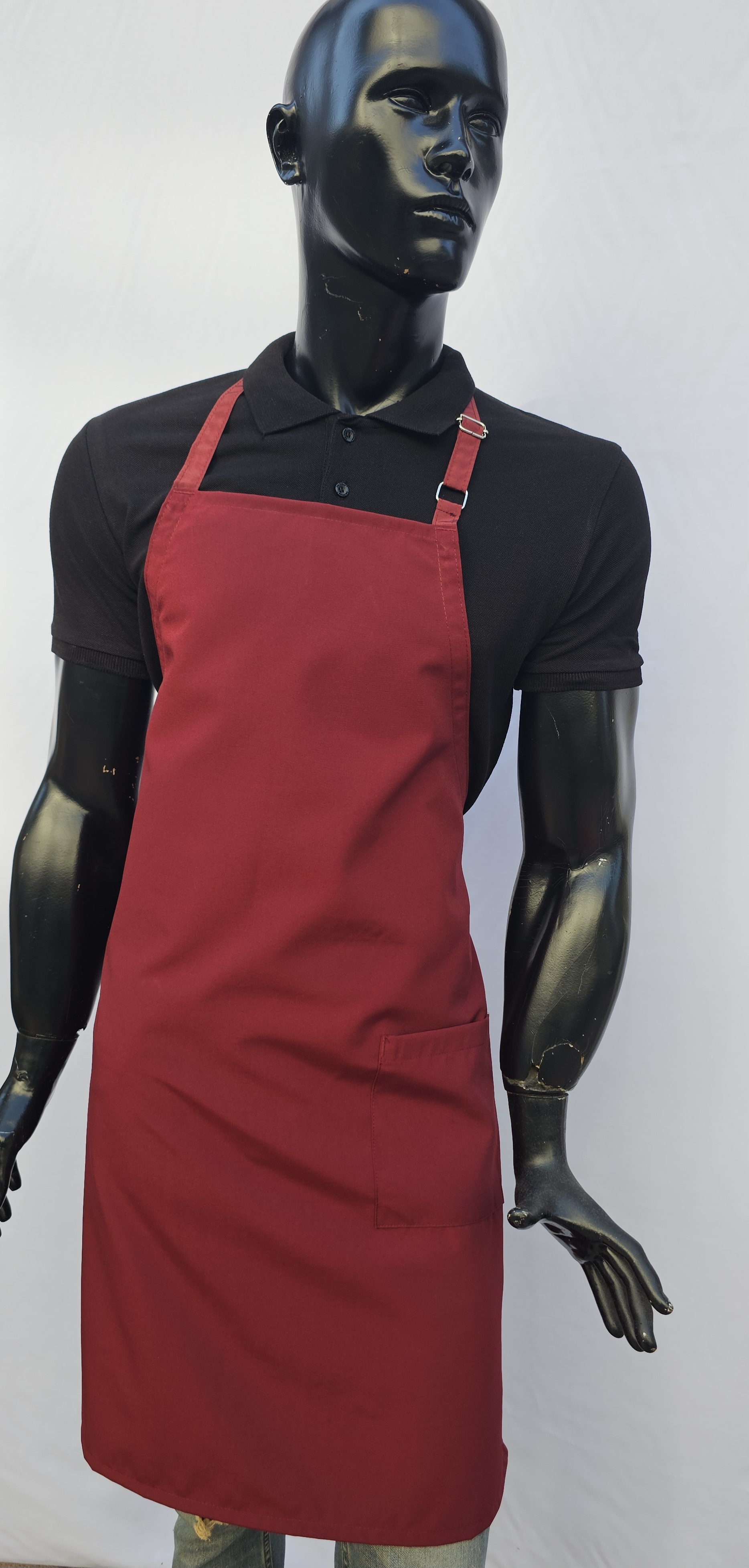 POLİYVİSKON ALPAKA ASKILI ÖNLÜK TOKALI BORDO