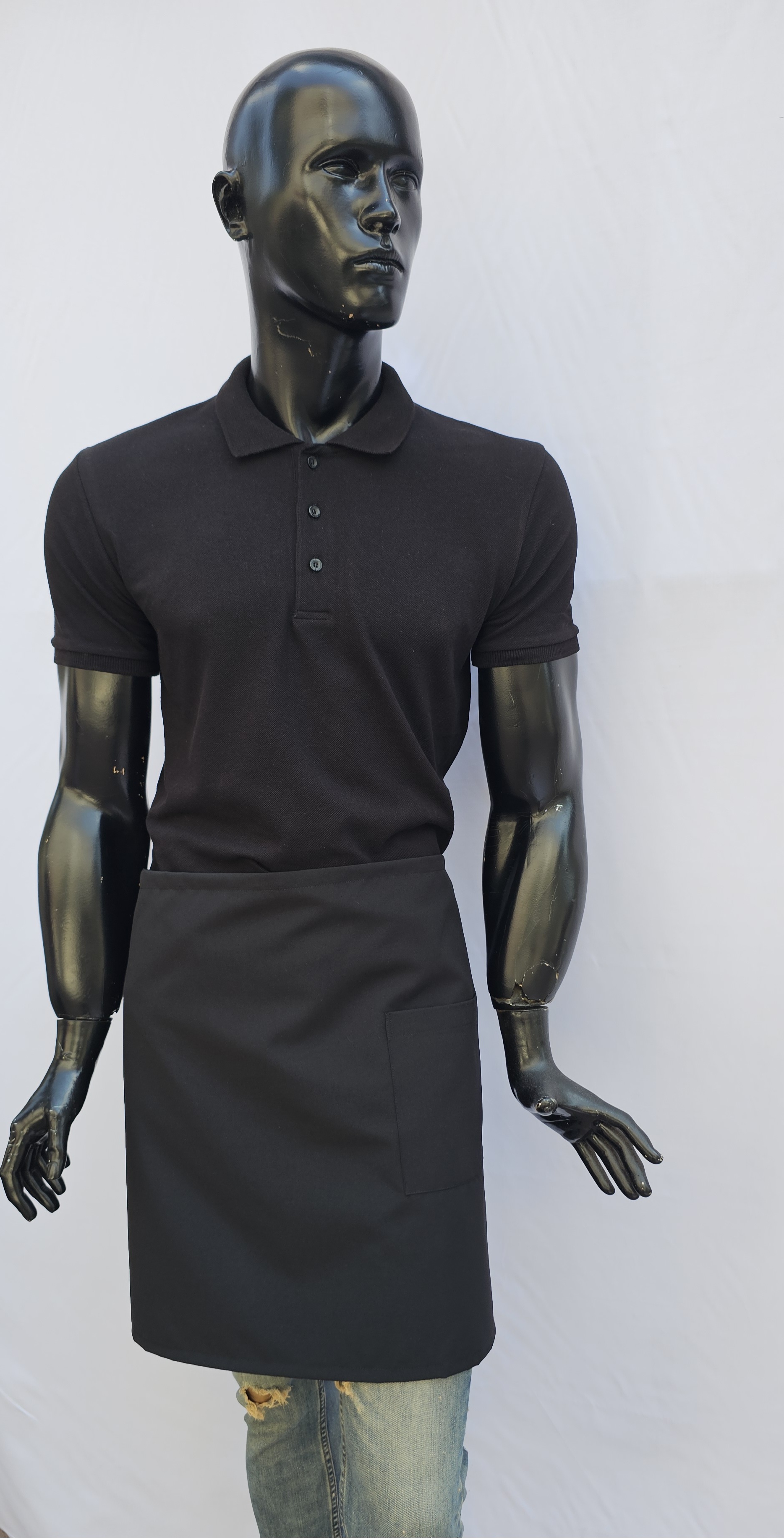 POLİYVİSKON ALPAKA YARIM ÖNLÜK SİYAH