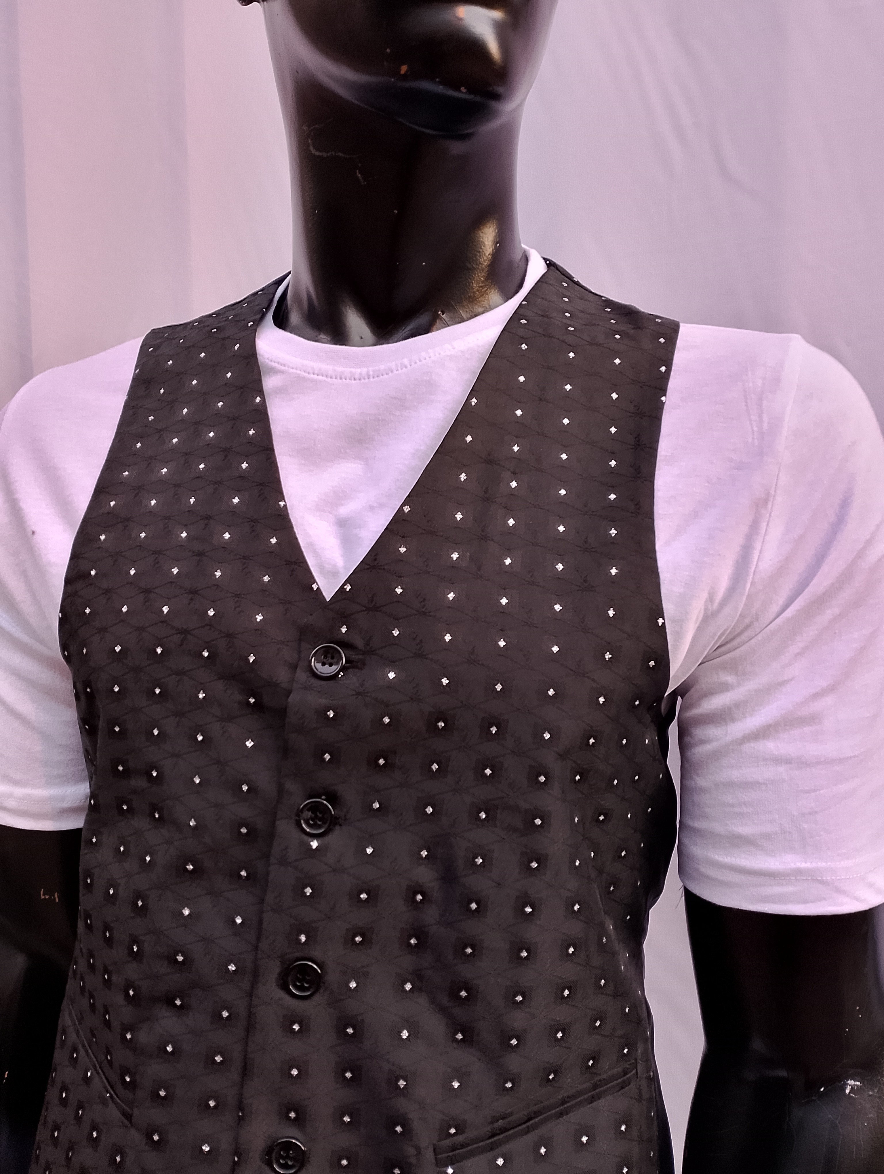 GARSON YELEGİ SİMLİ SİYAH