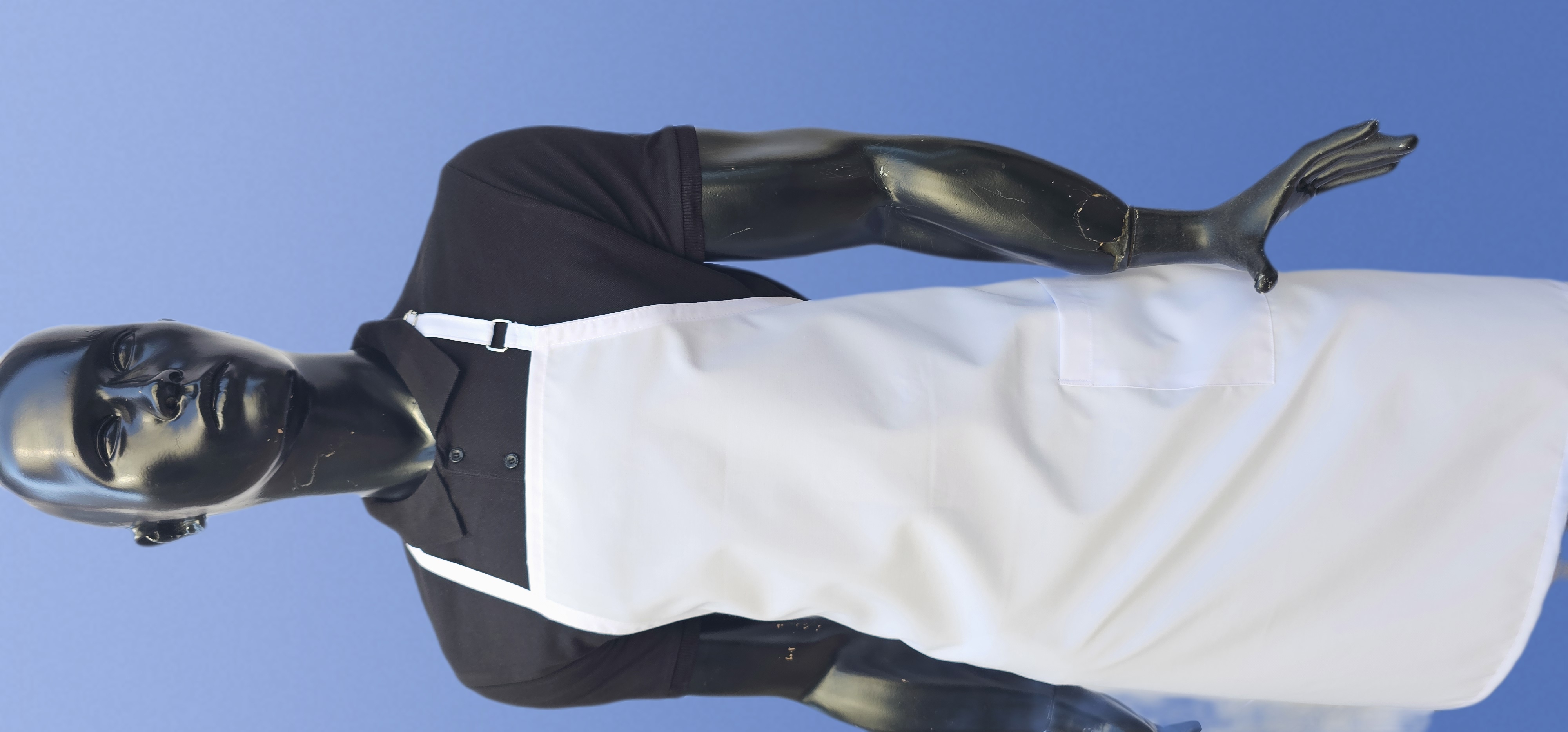 POLİYVİSKON ALPAKA ASKILI ÖNLÜK TOKALI BEYAZ