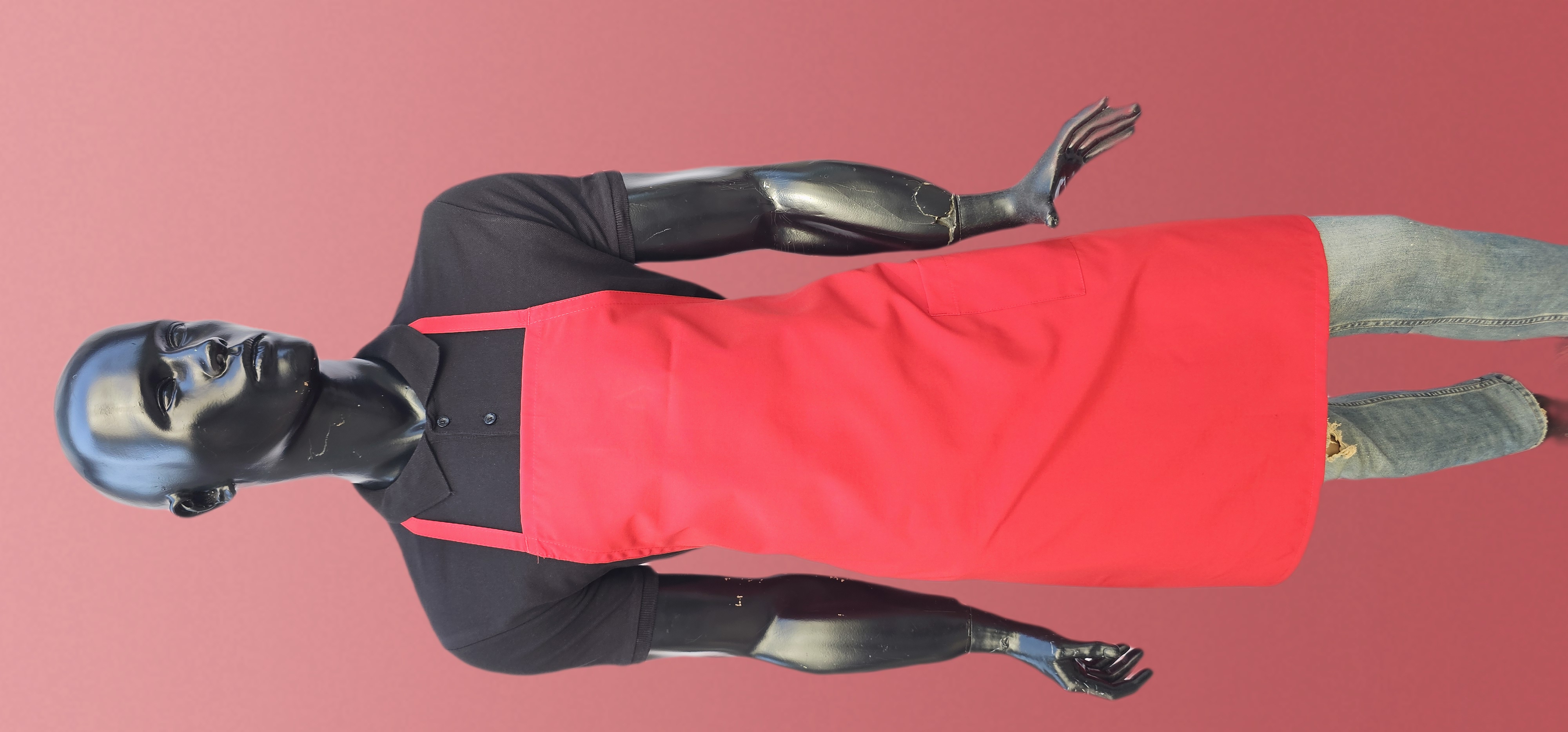 POLİYVİSKON ALPAKA ASKILI ÖNLÜK KIRMIZI