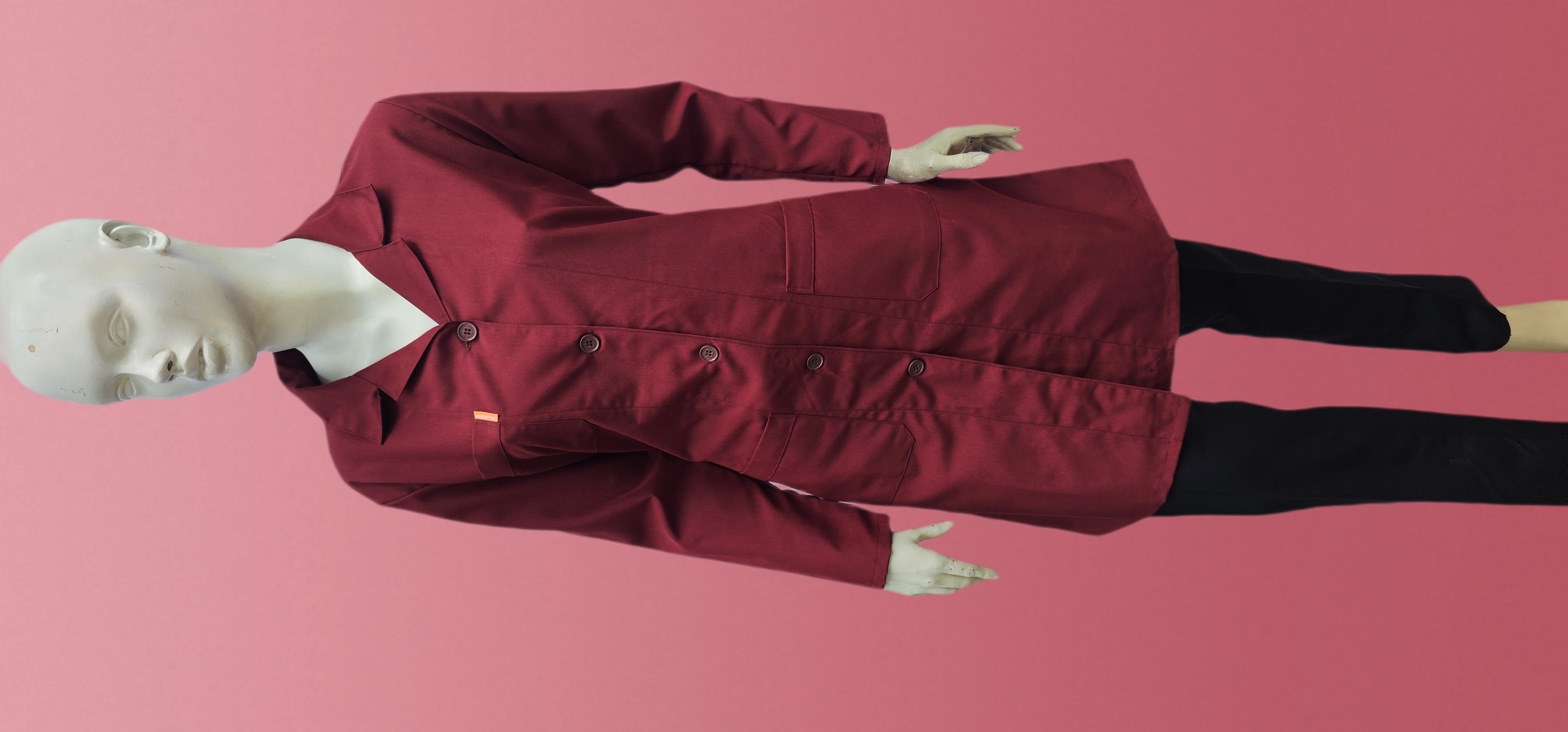 POLİYVİSKON ALPAKA UZUN ÖNLÜK BAYAN BORDO