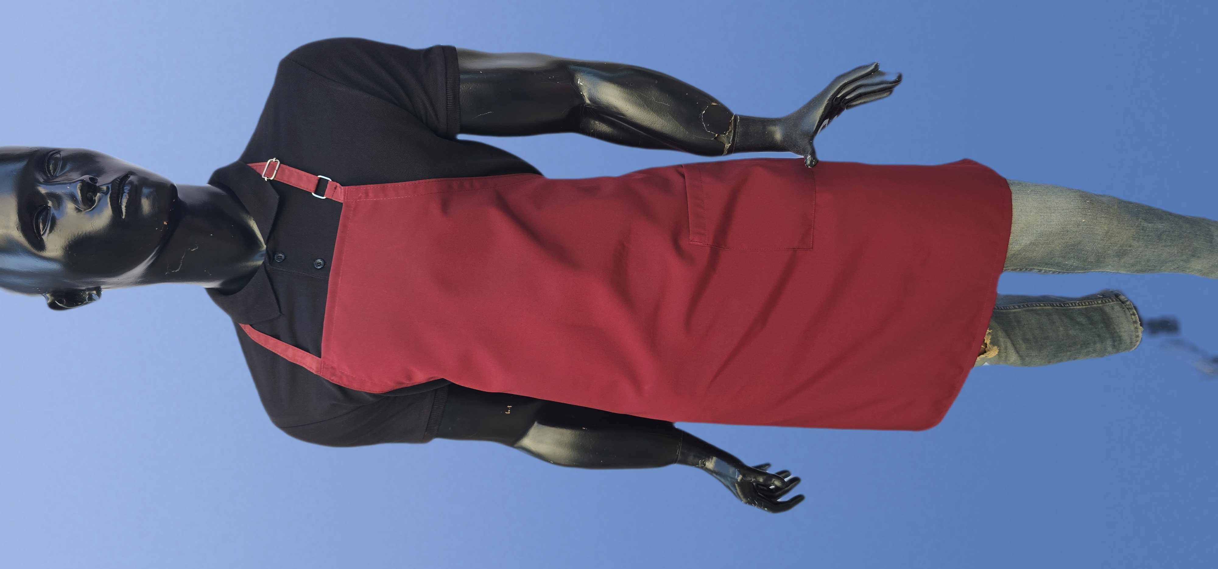 POLİYVİSKON ALPAKA ASKILI ÖNLÜK TOKALI BORDO