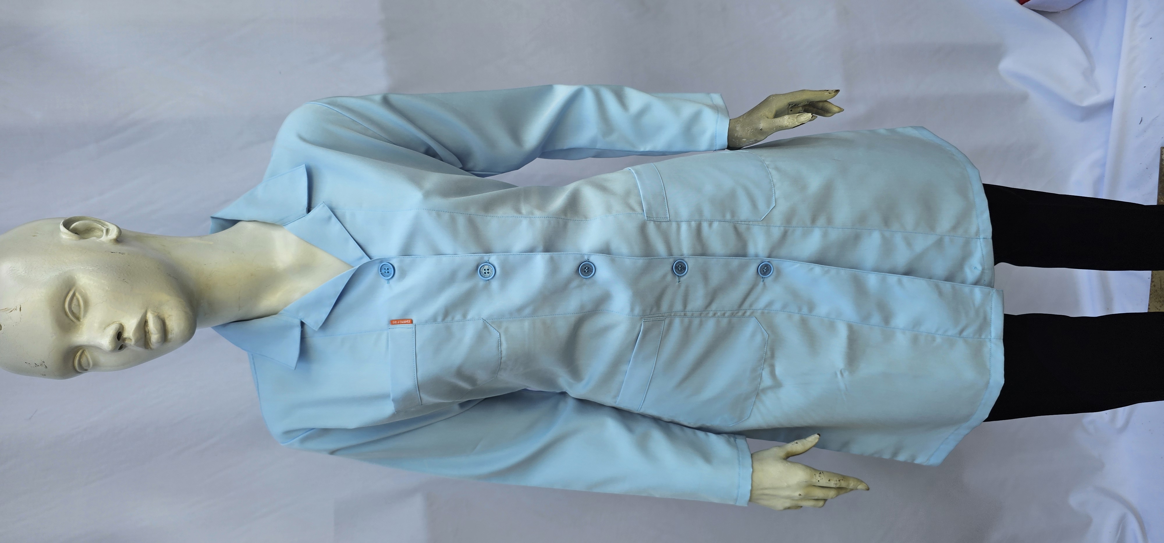 POLİYVİSKON ALPAKA UZUN ÖNLÜK BAYAN AÇIK MAVİ